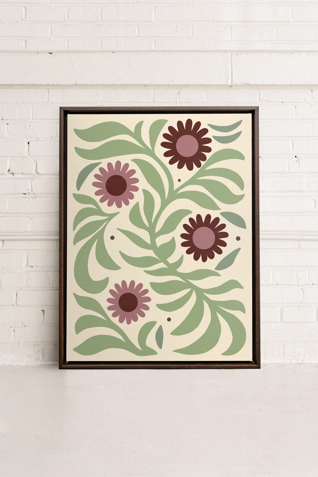 ROSY SPRIGS, Stretched Canvas Artwork