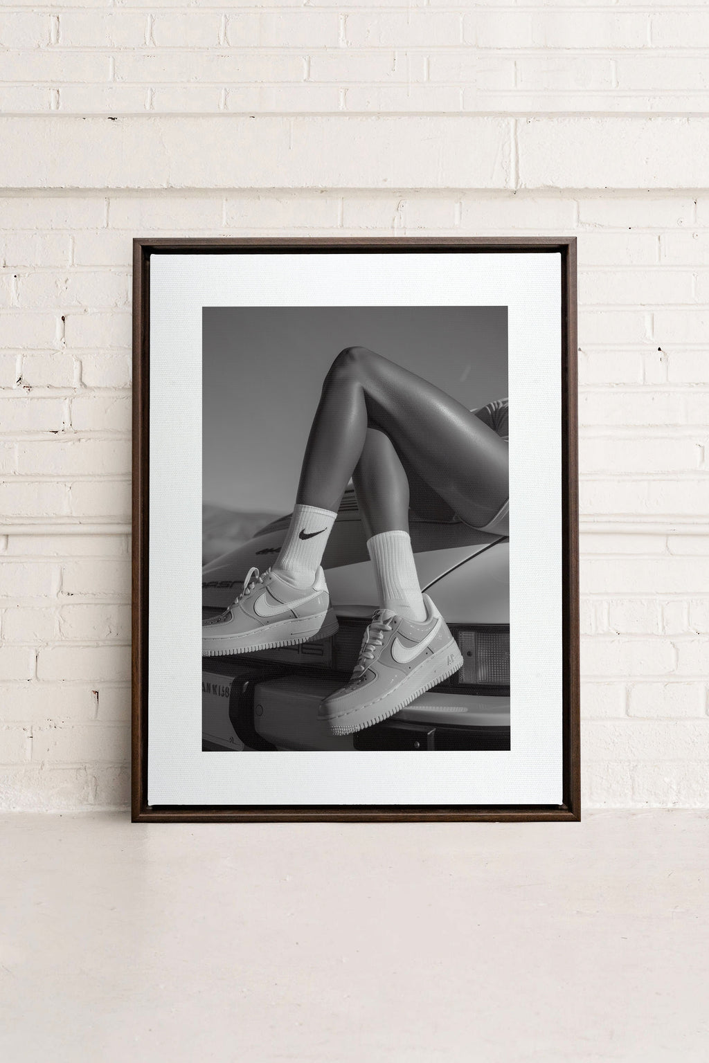 BLACK & WHITE BLISS, Stretched Canvas Artwork