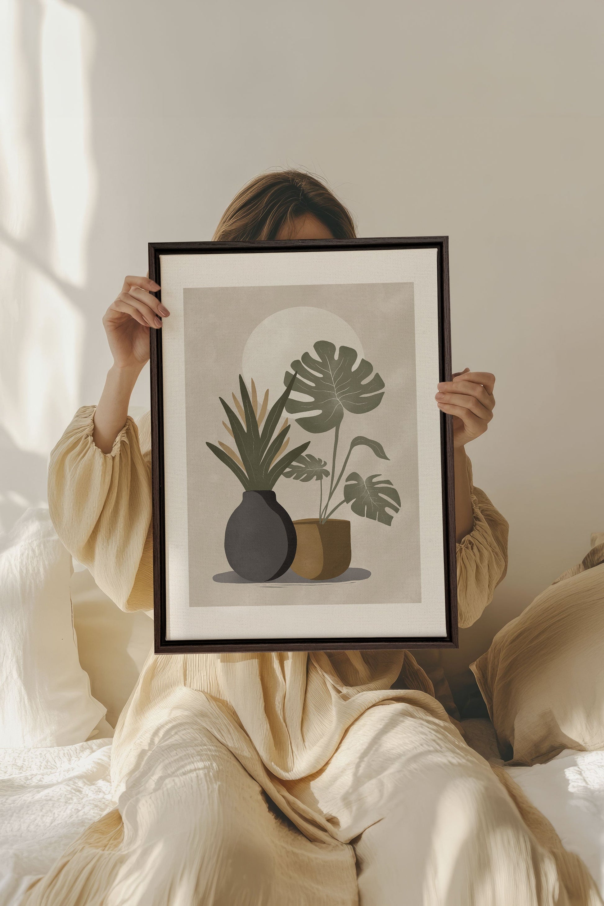DESERT GREENS, Stretched Canvas Artwork