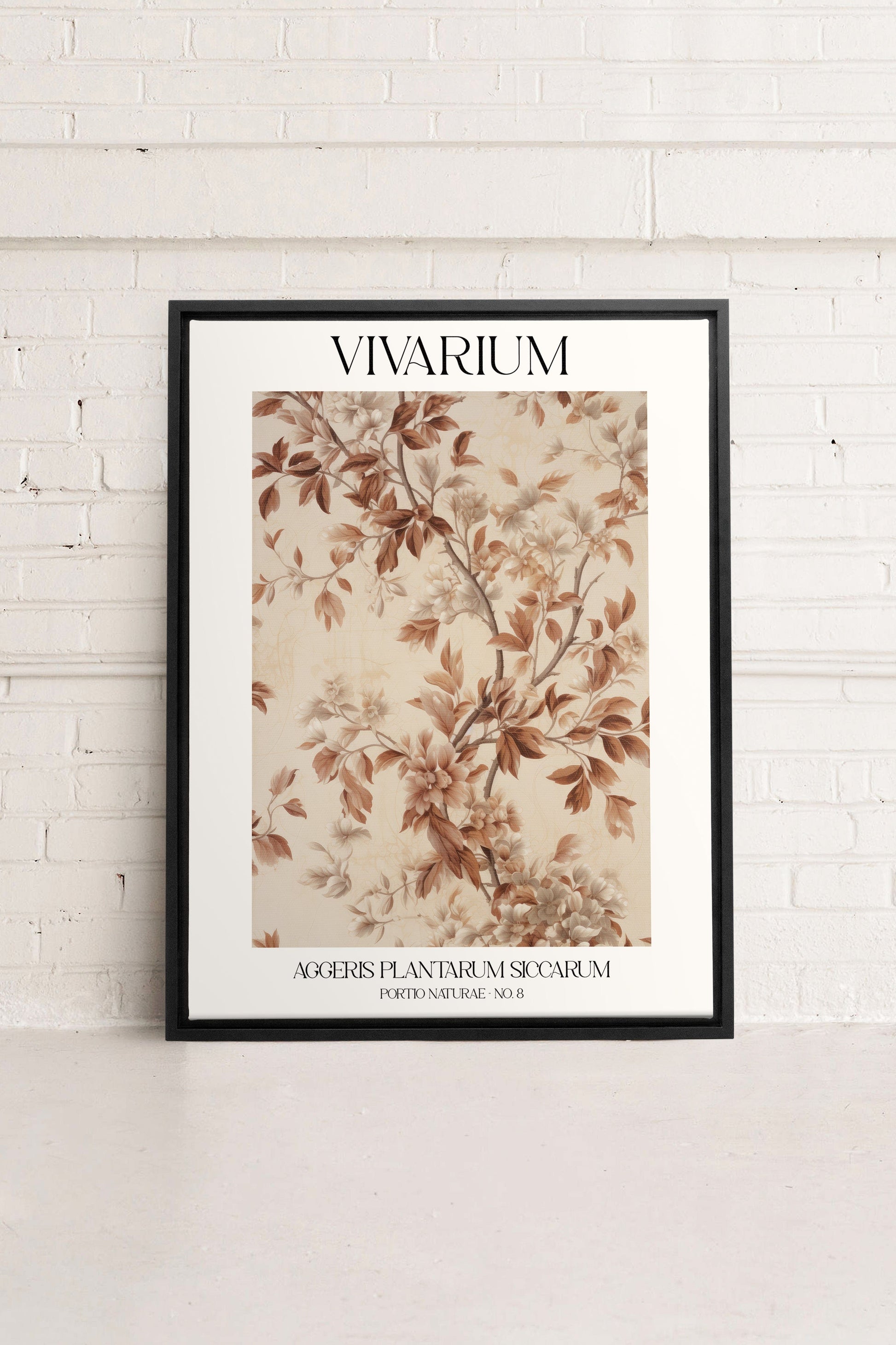 Dried Garden, Stretched Canvas Artwork