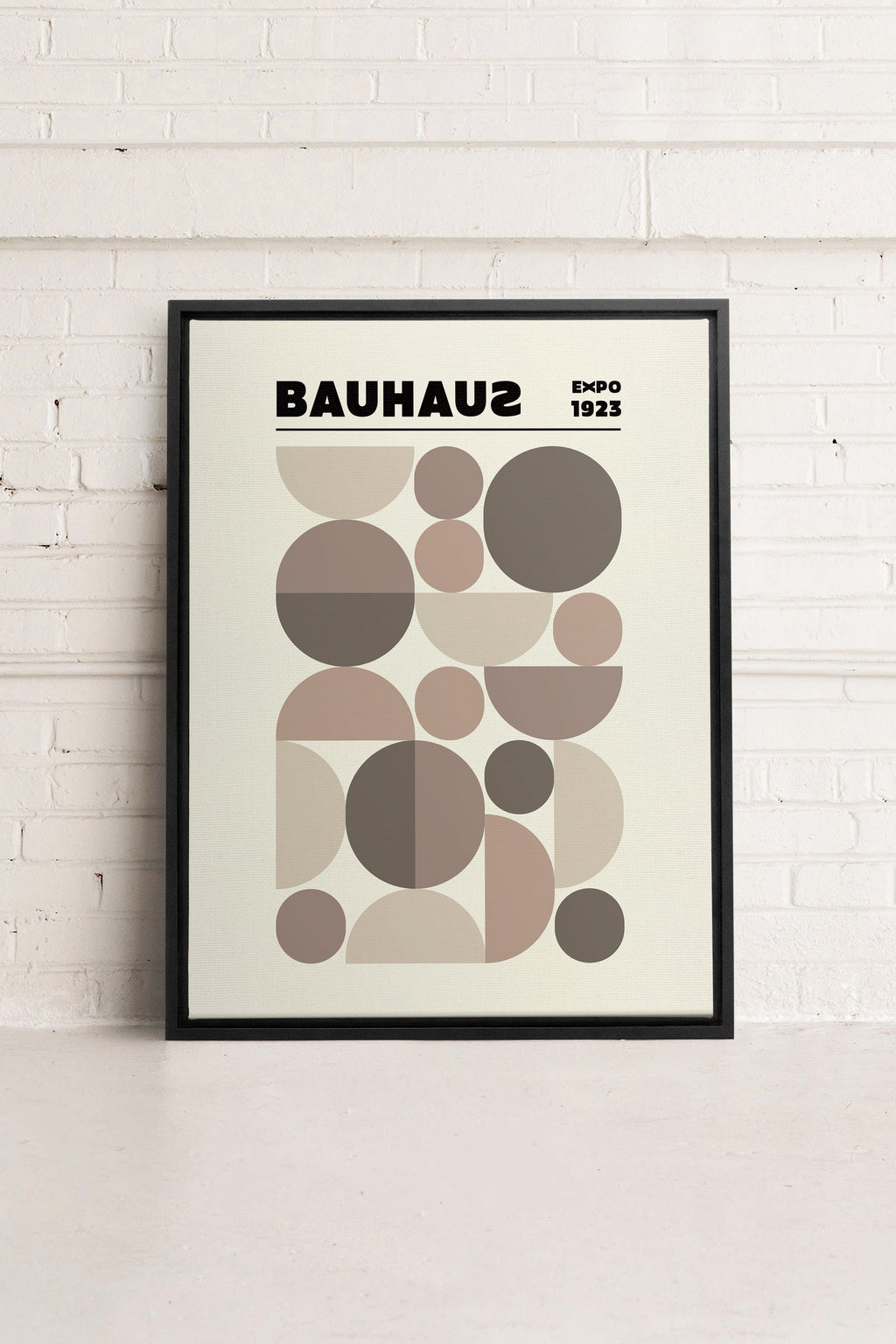Round Sculptures, Printed Canvas
