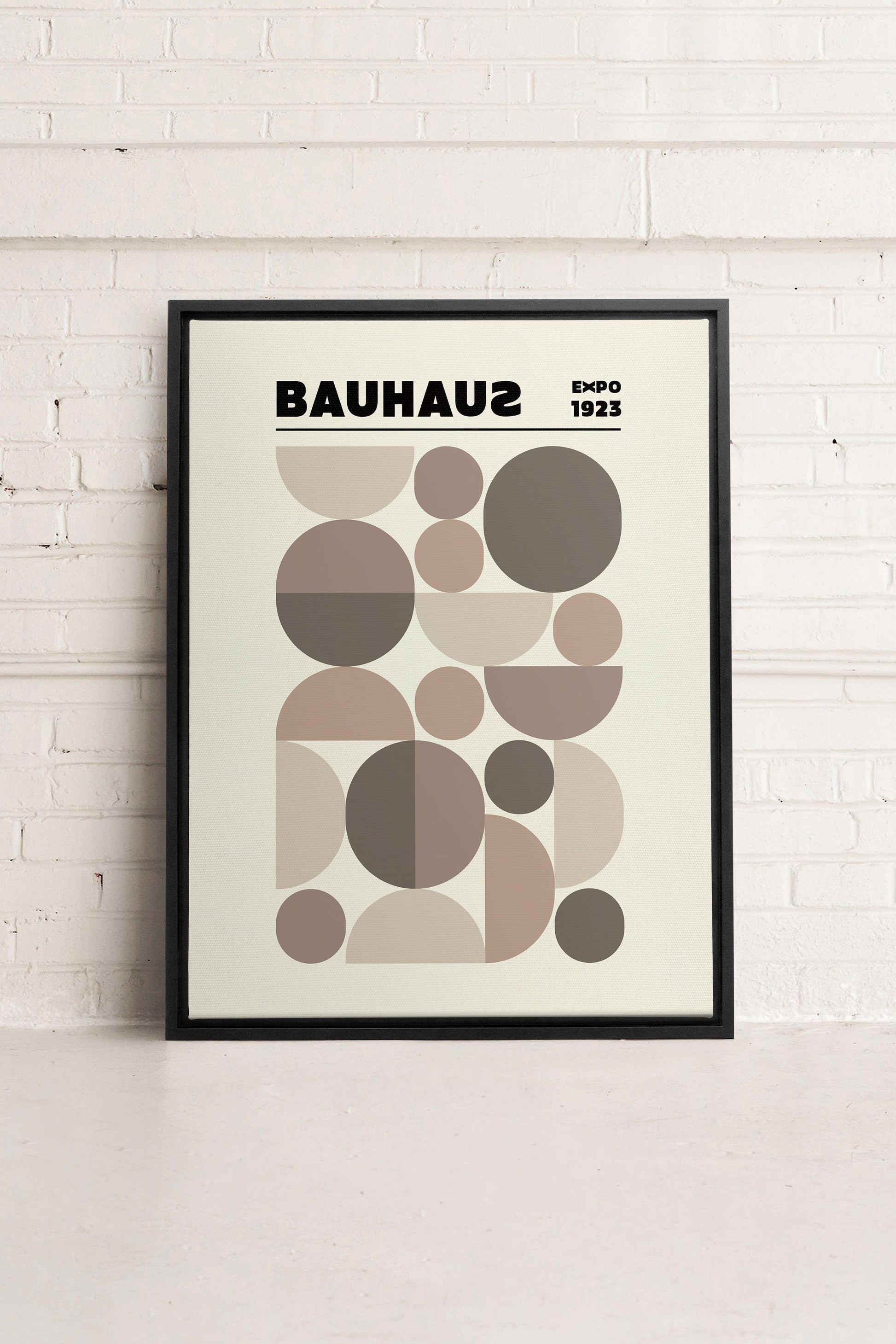 Round Sculptures, Printed Canvas