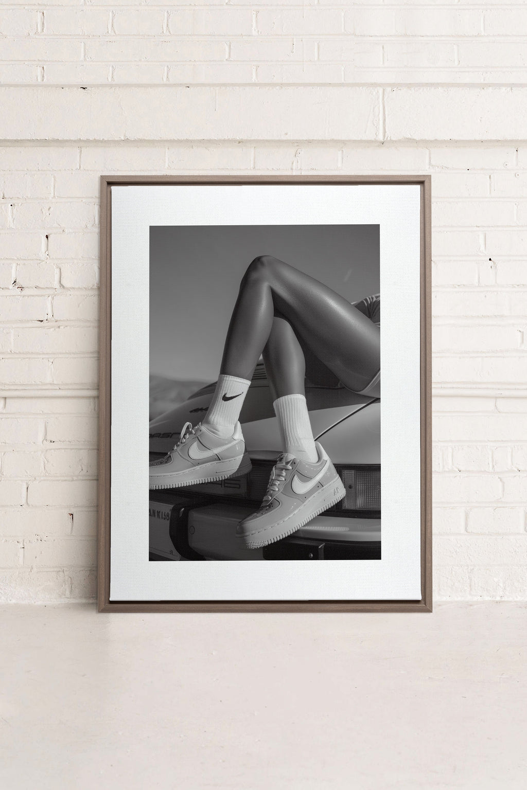 BLACK & WHITE BLISS, Stretched Canvas Artwork