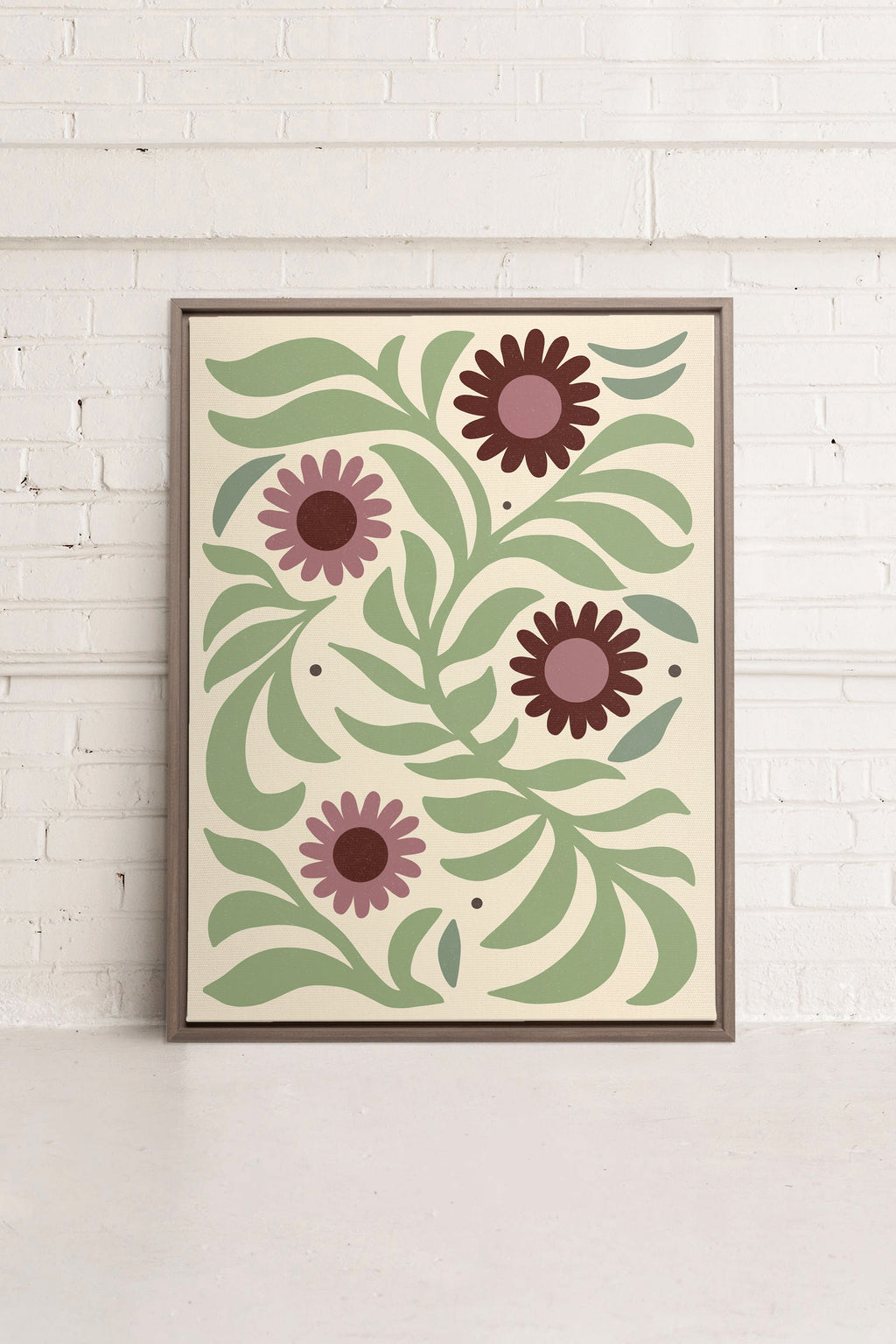 ROSY SPRIGS, Stretched Canvas Artwork