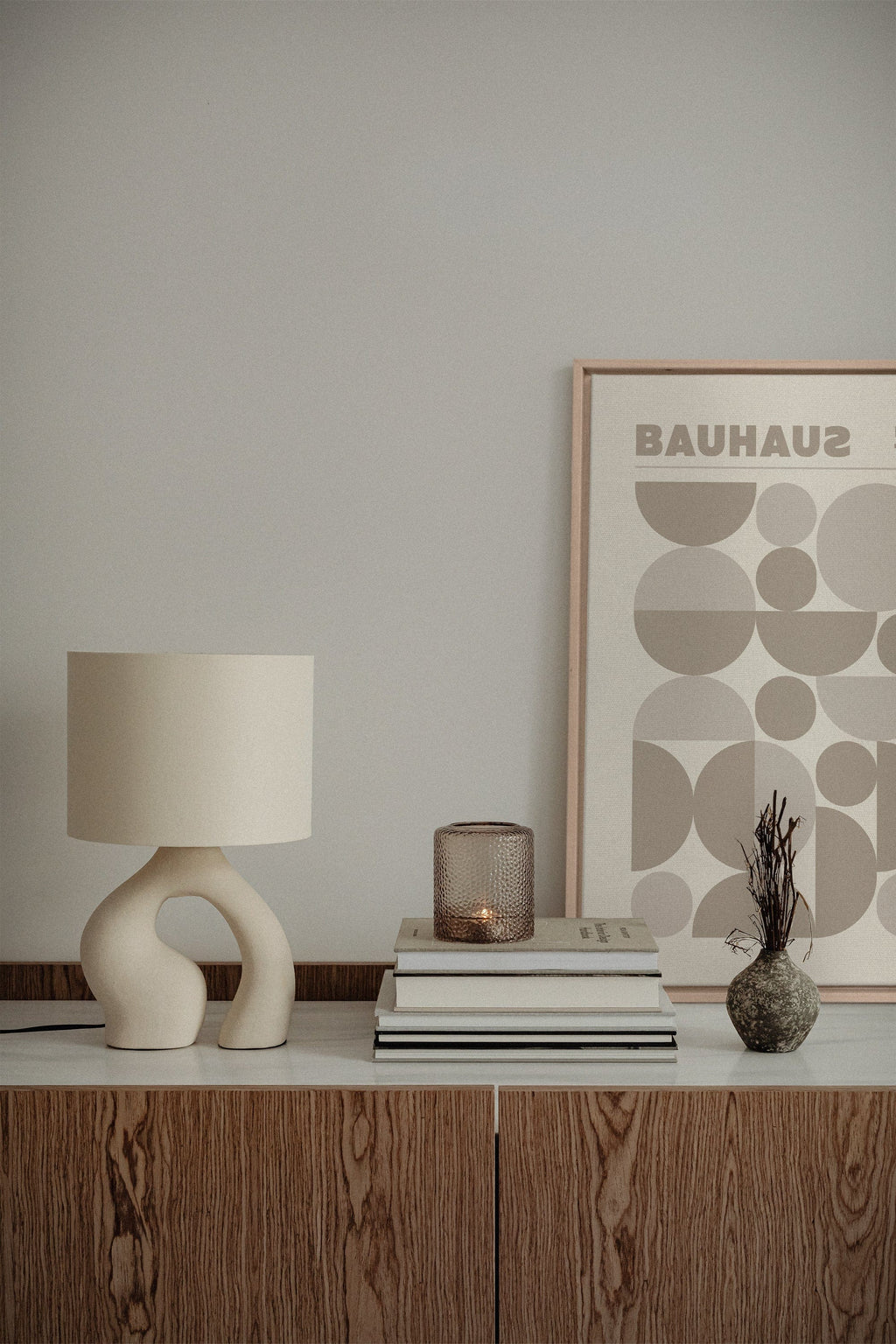 Round Sculptures, Printed Canvas