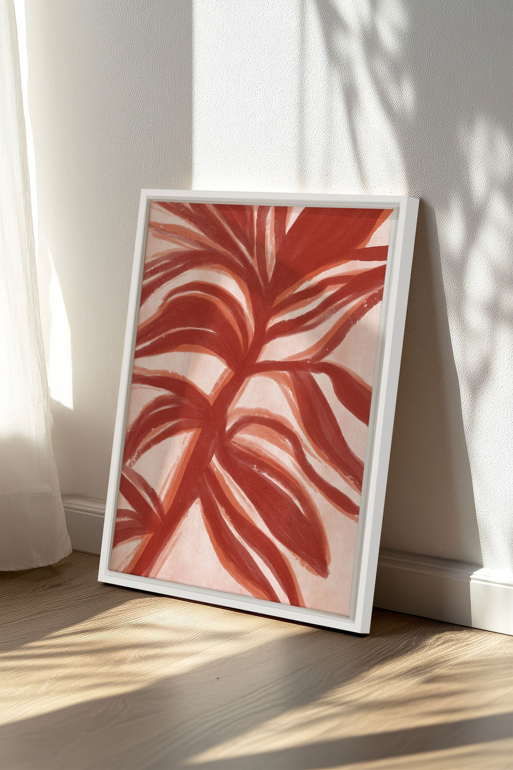 BOTANIC FLAME, Stretched Canvas Artwork