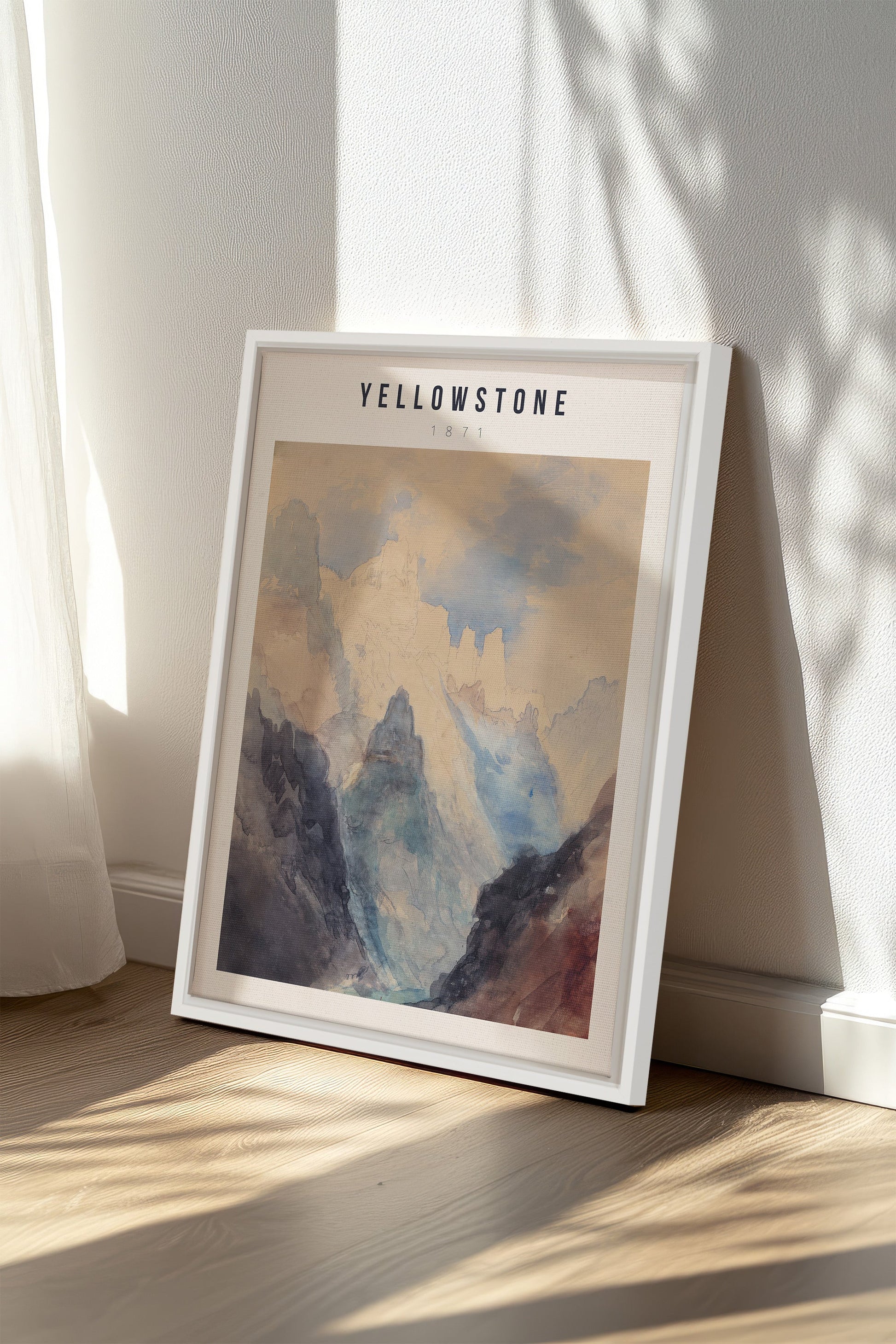 YELLOWSTONE, Stretched Canvas Artwork