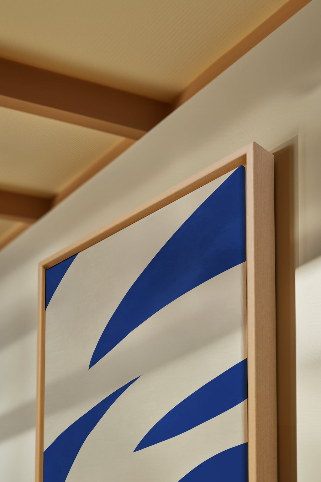 COBALT FLOW, Stretched Canvas Artwork
