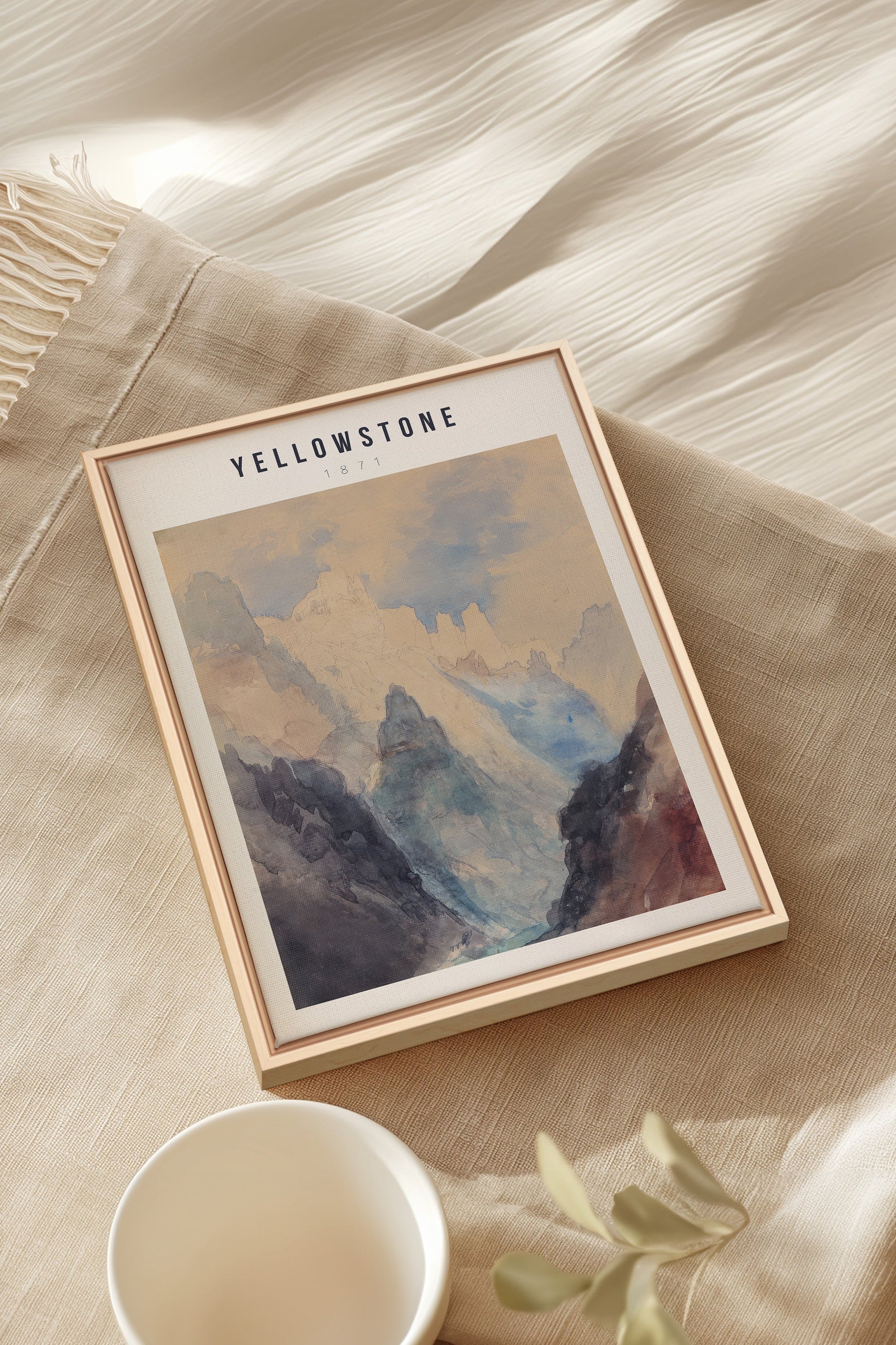 YELLOWSTONE, Stretched Canvas Artwork