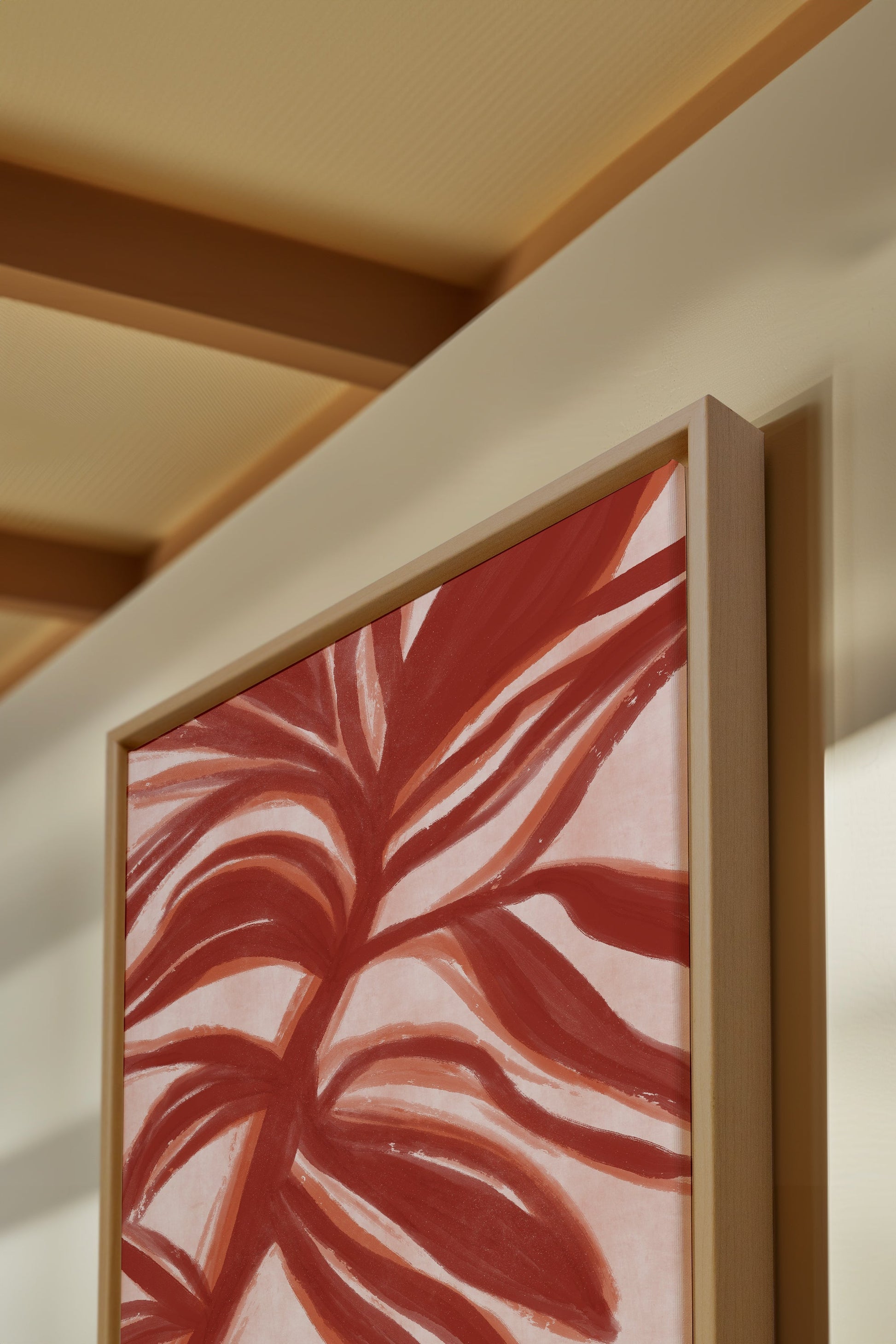 BOTANIC FLAME, Stretched Canvas Artwork