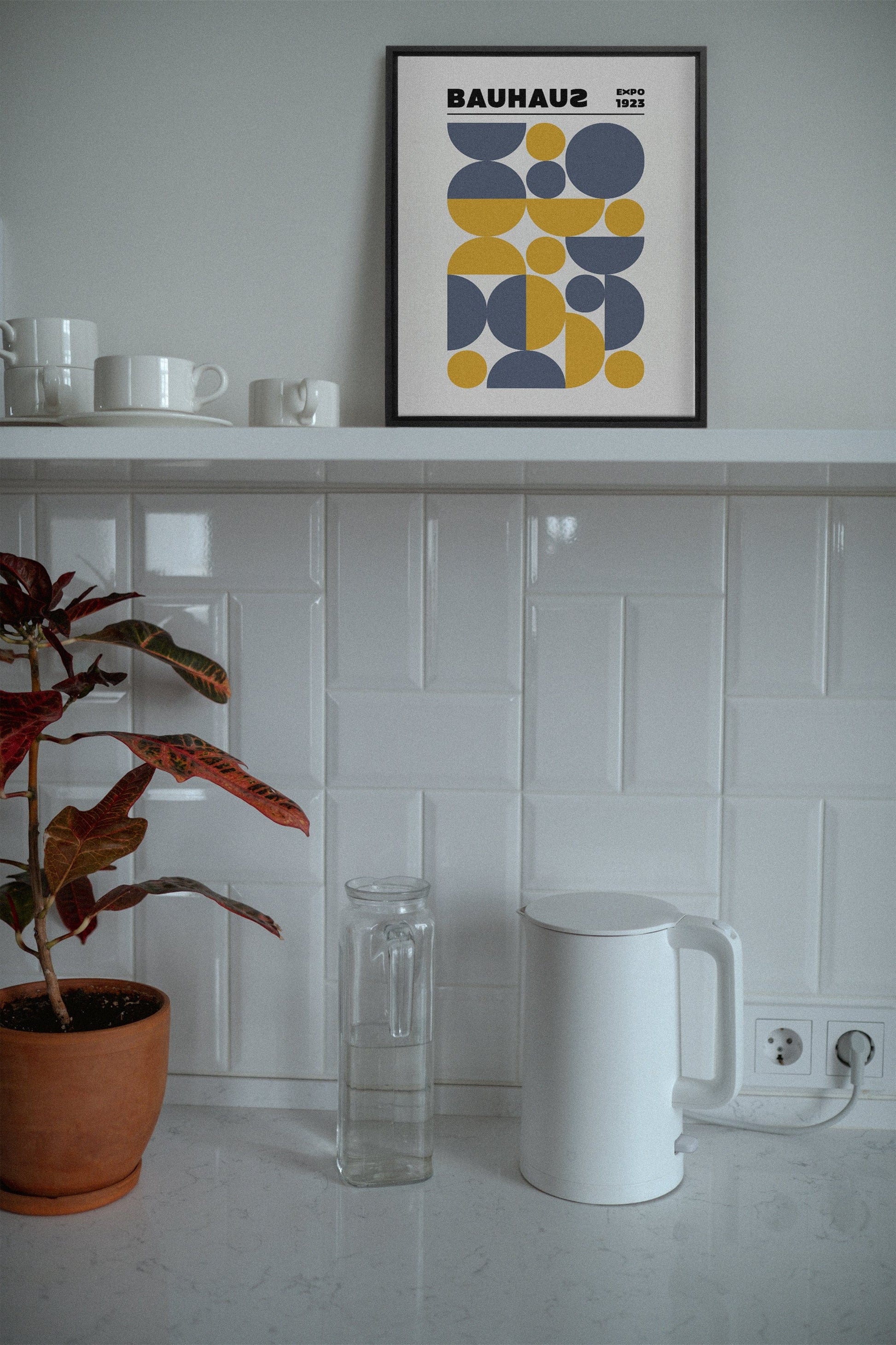 Round Sculptures, Printed Canvas