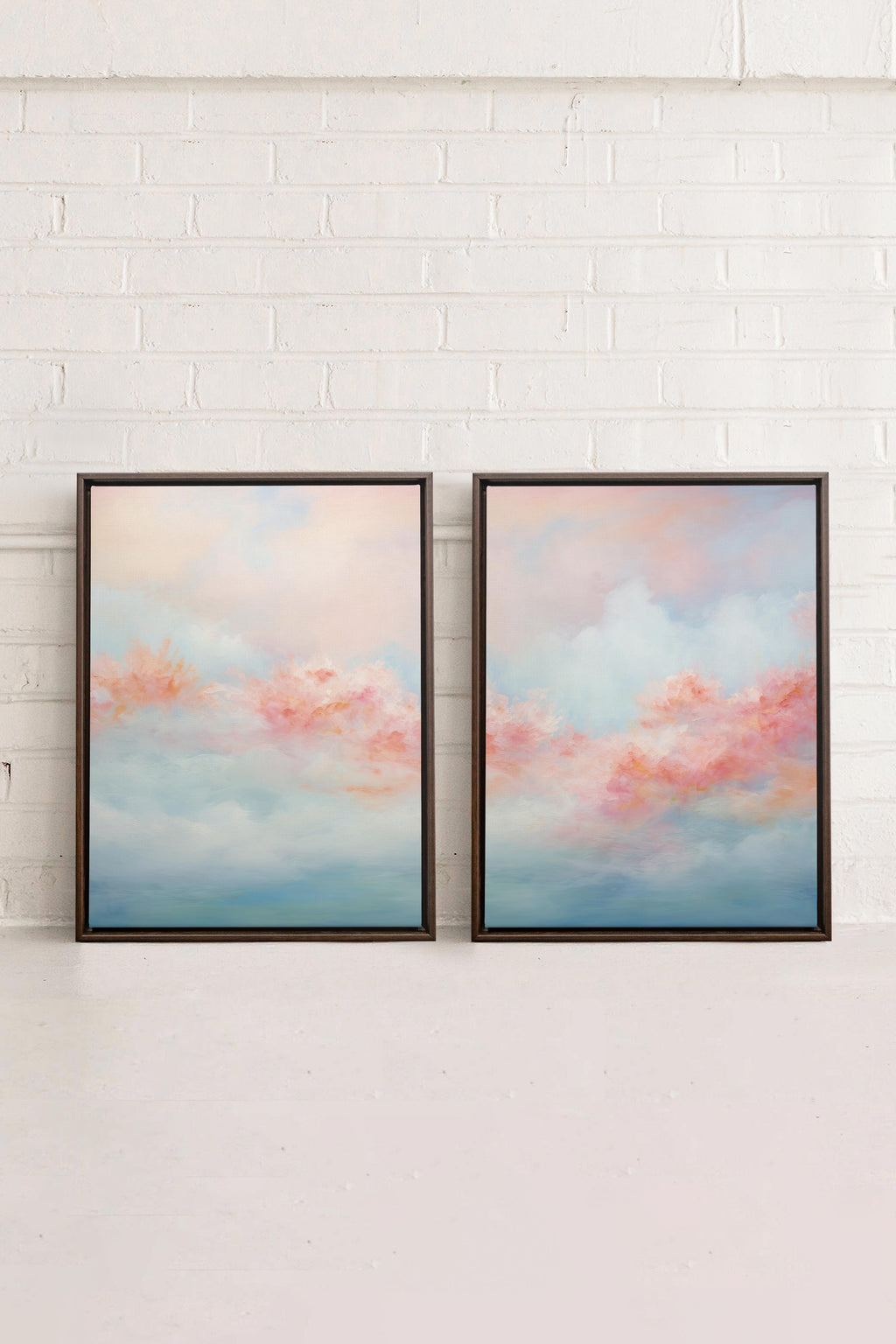 MYSTIC SUNSET DUO (2 Stretched Canvas Artworks)