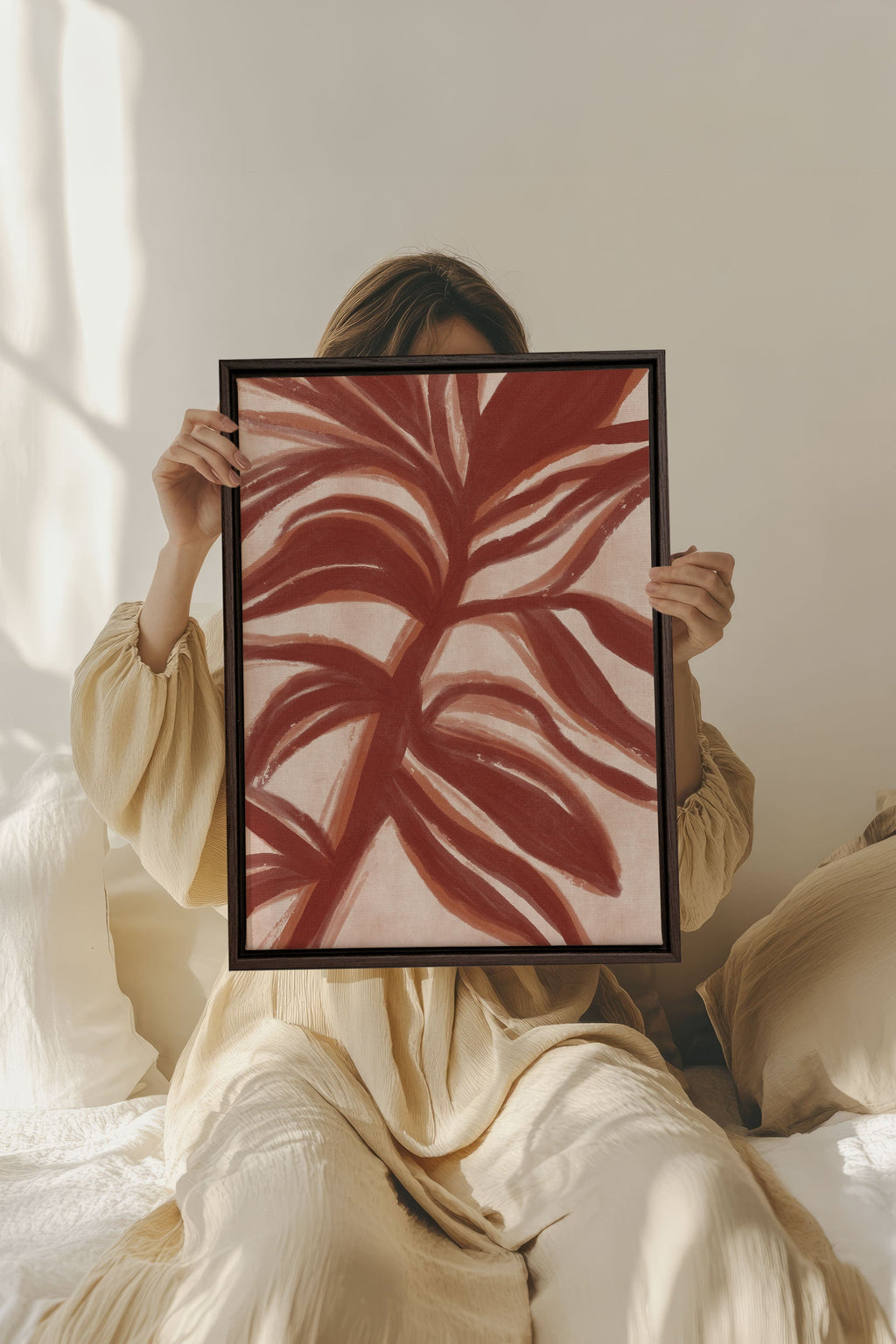 BOTANIC FLAME, Stretched Canvas Artwork