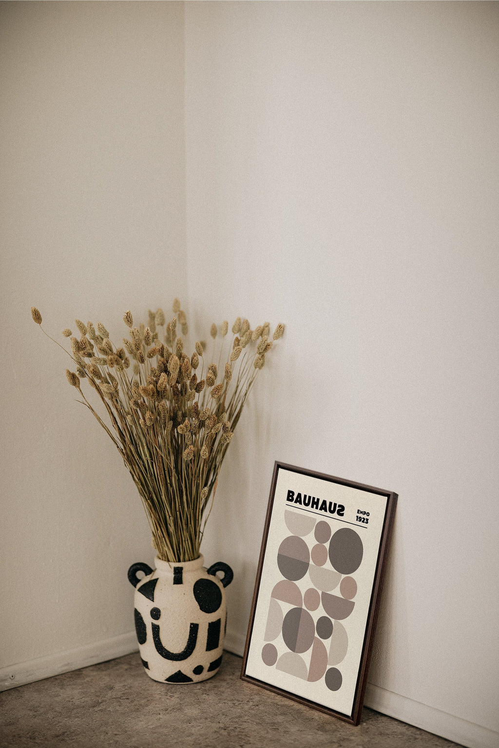 Round Sculptures, Printed Canvas