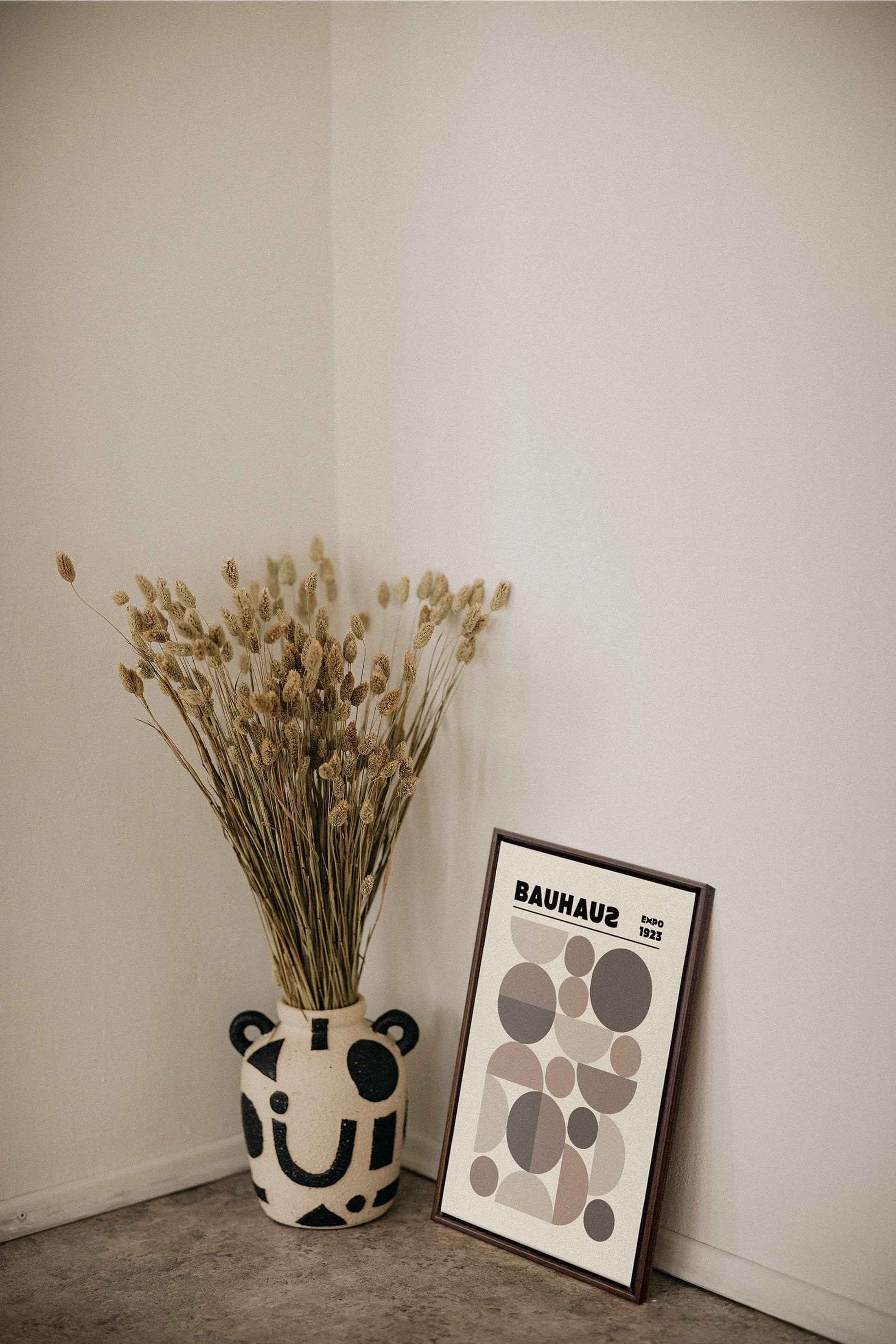 Round Sculptures, Printed Canvas