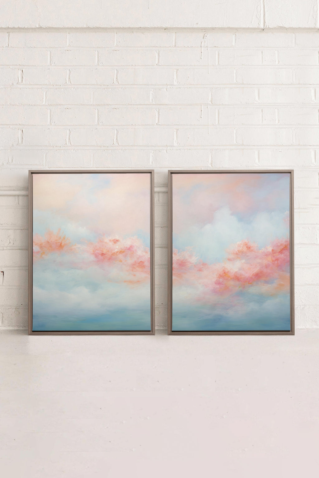 MYSTIC SUNSET DUO (2 Stretched Canvas Artworks)