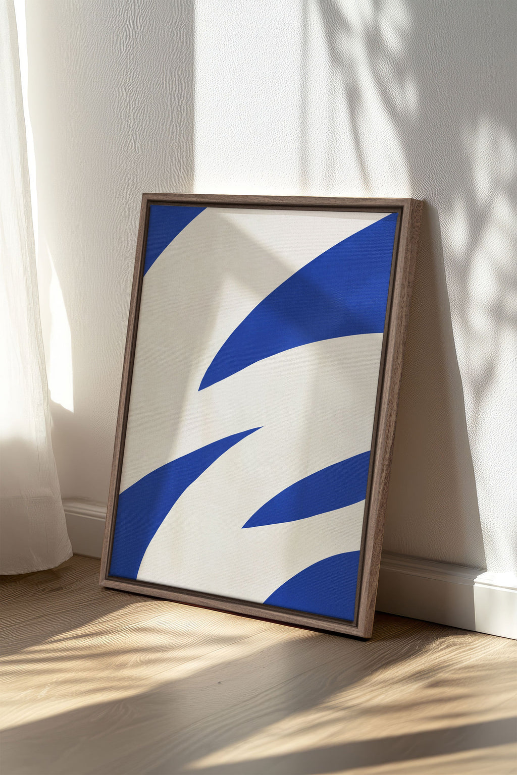 COBALT FLOW, Stretched Canvas Artwork