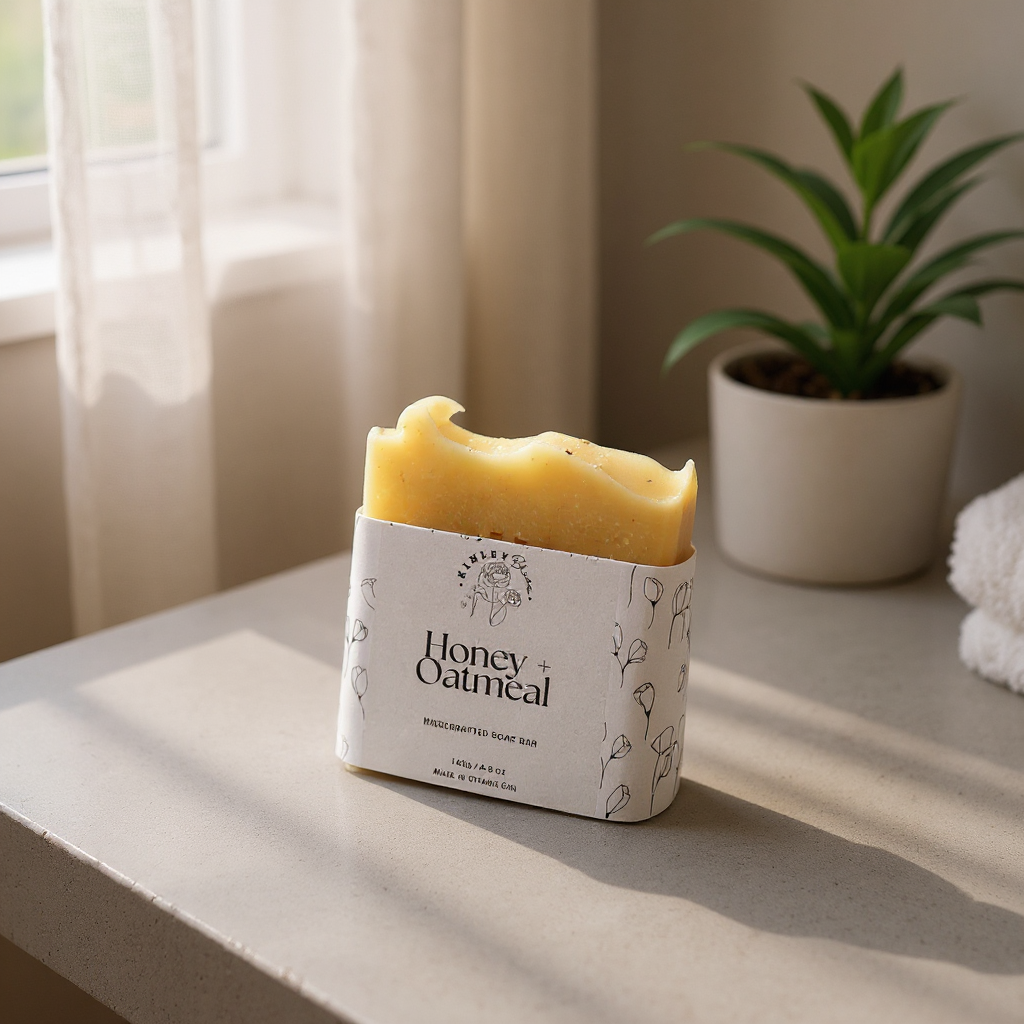 Miel + flocons d'avoine