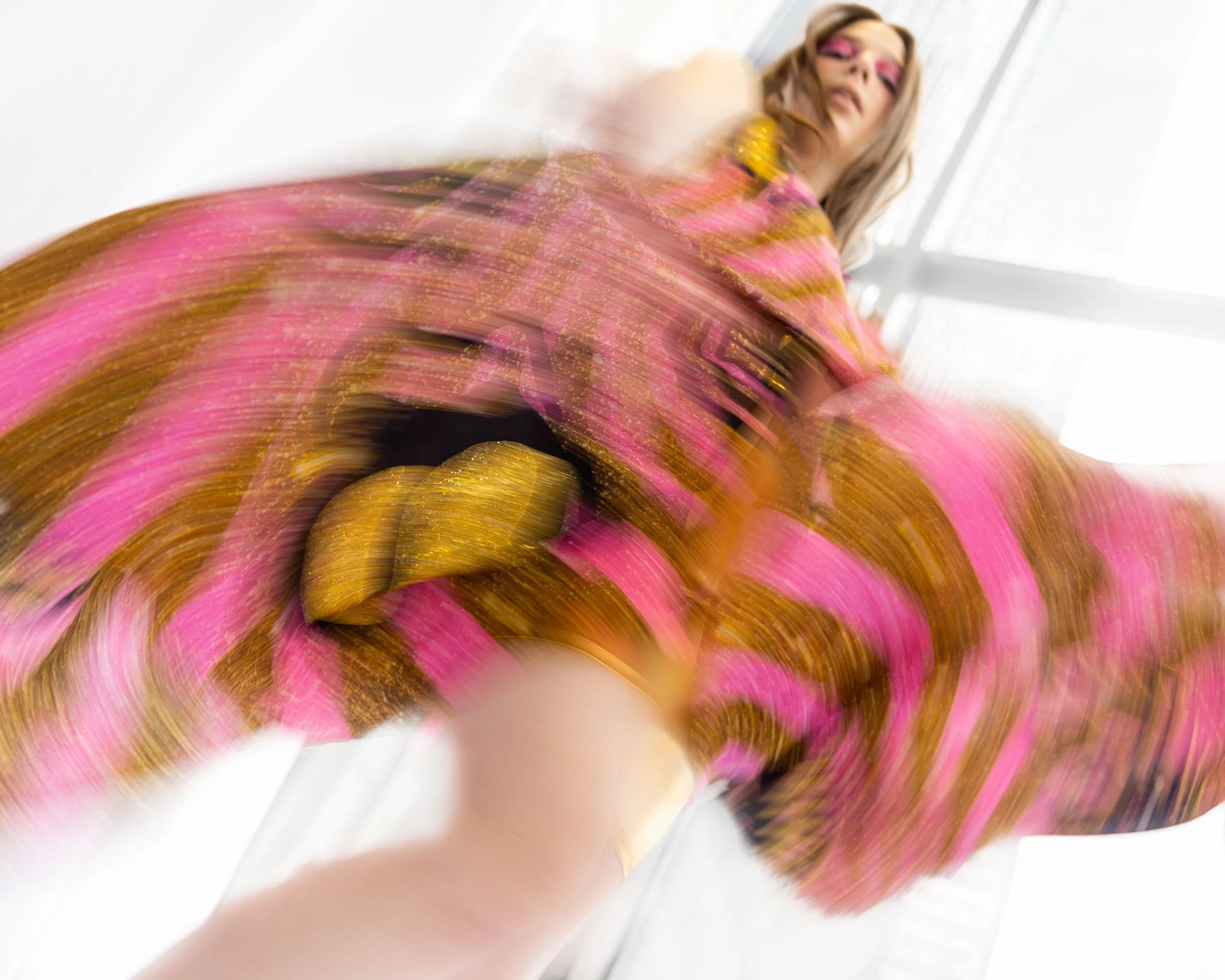 cosmic face silk scarf