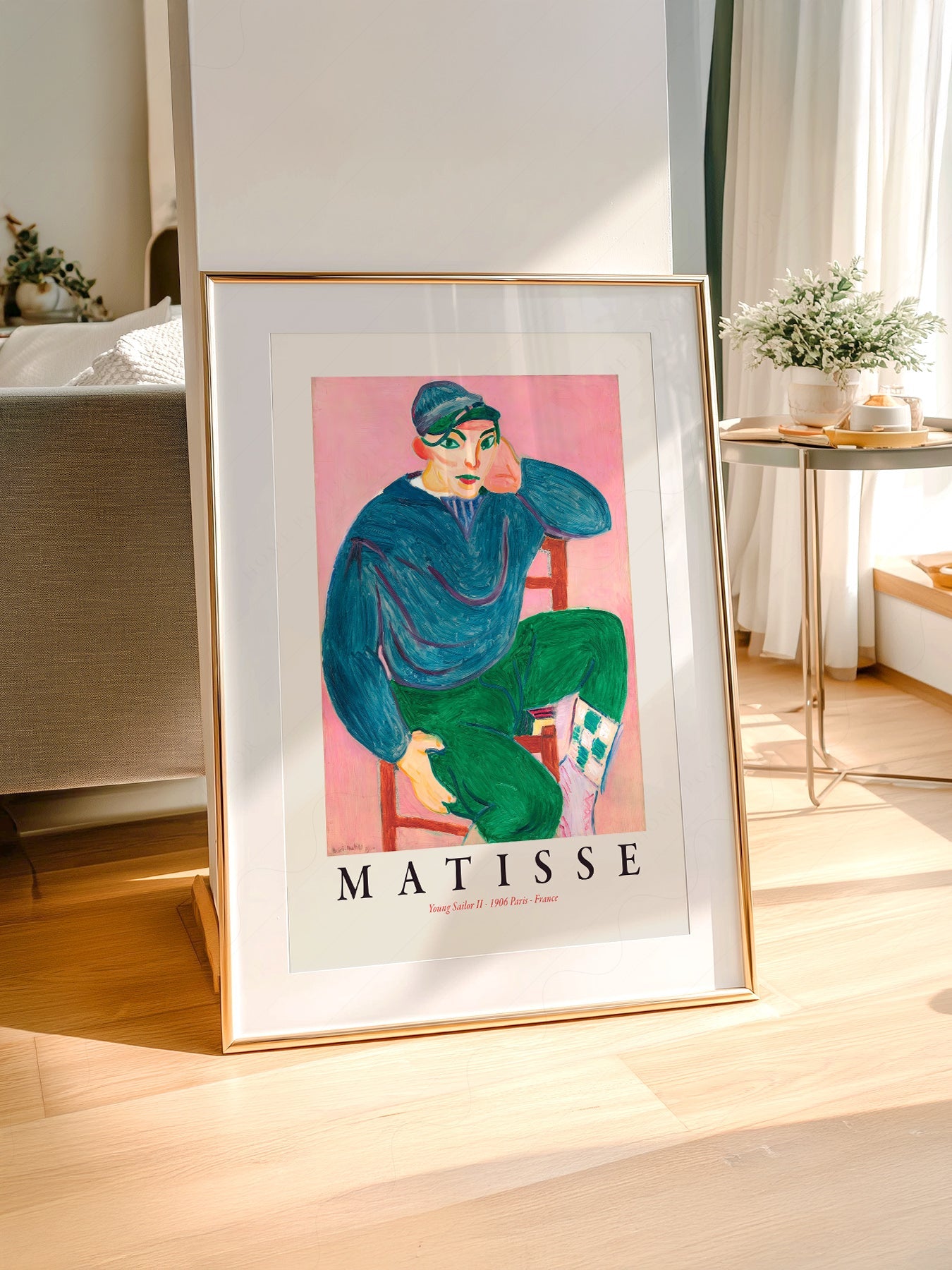 Henri Matisse Young Sailor II Art Print – Museum Wall Poster