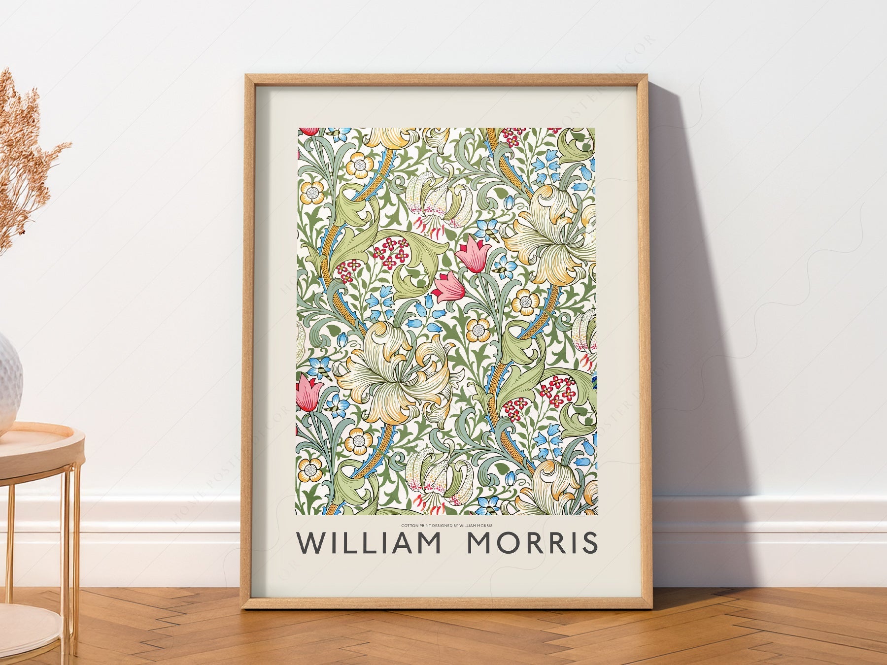 William Morris Golden Lily Art Print – Botanical Wall Art Poster