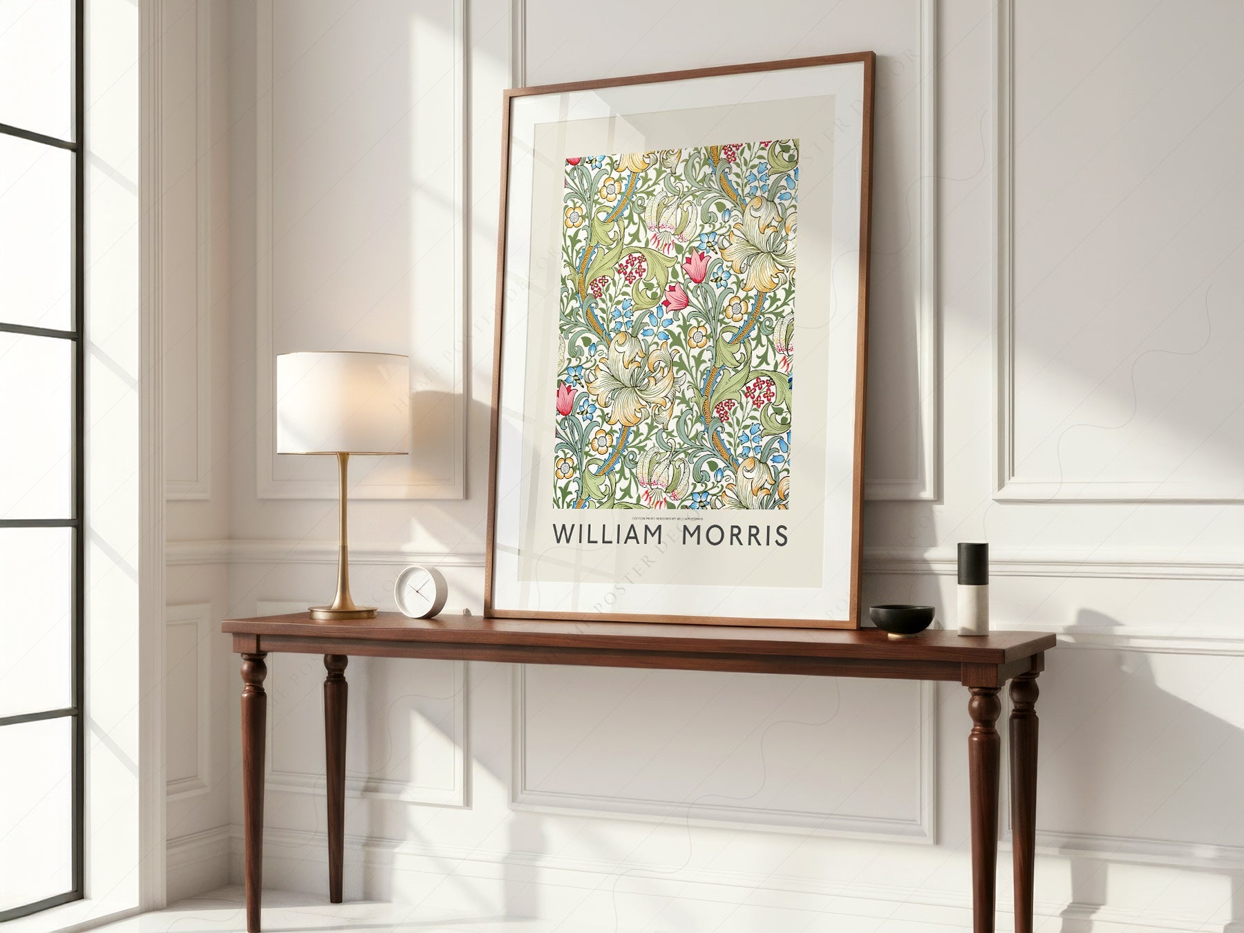 William Morris Golden Lily Art Print – Botanical Wall Art Poster