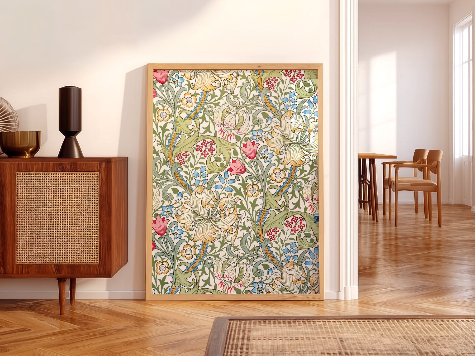 William Morris Golden Lily Art Print – Floral Wall Art