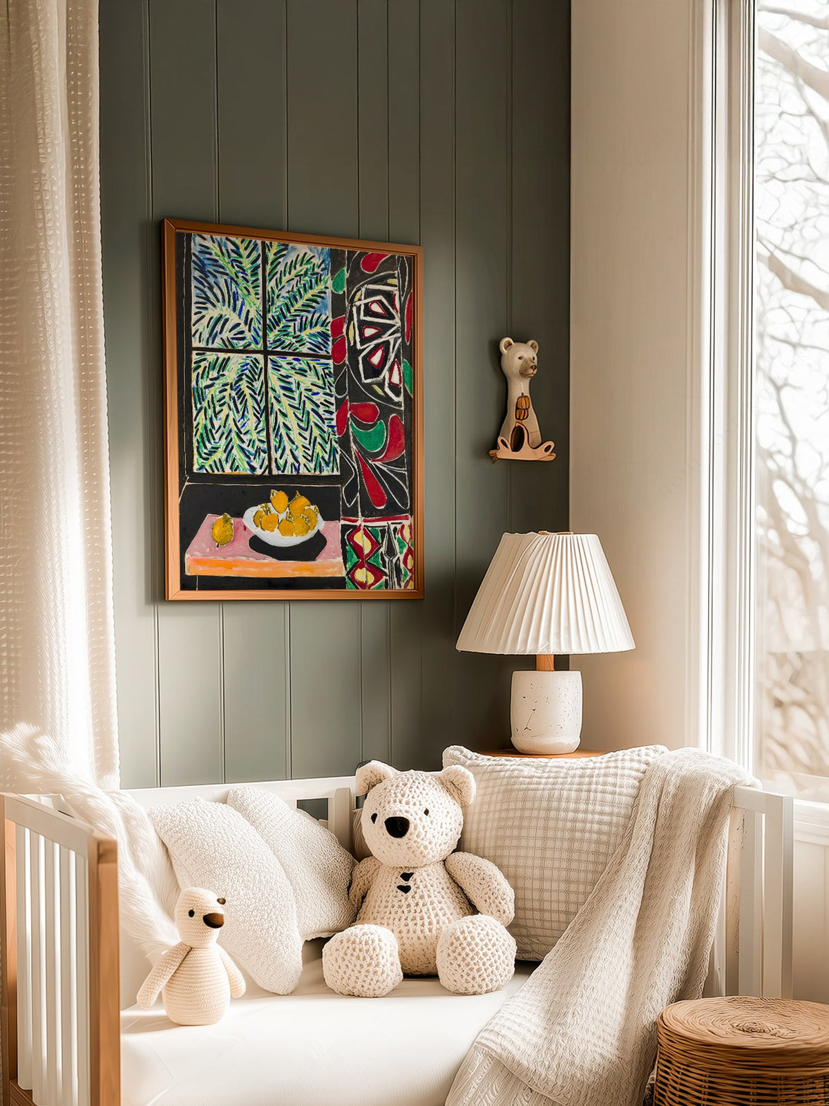 Henri Matisse Interior with Egyptian Curtain Print – Colorful Wall Art