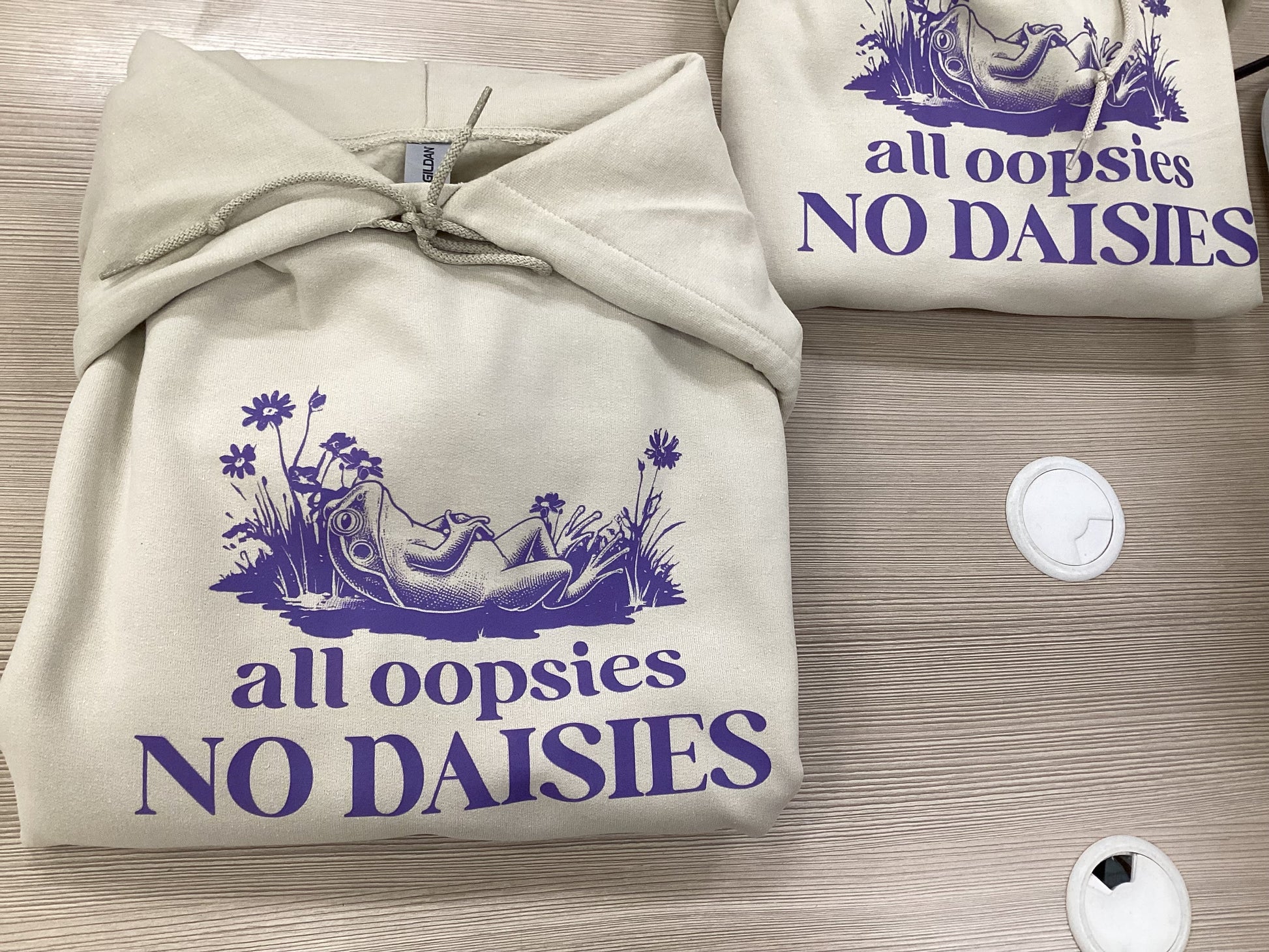 Frog All Oopsies No Daisies Hoodie