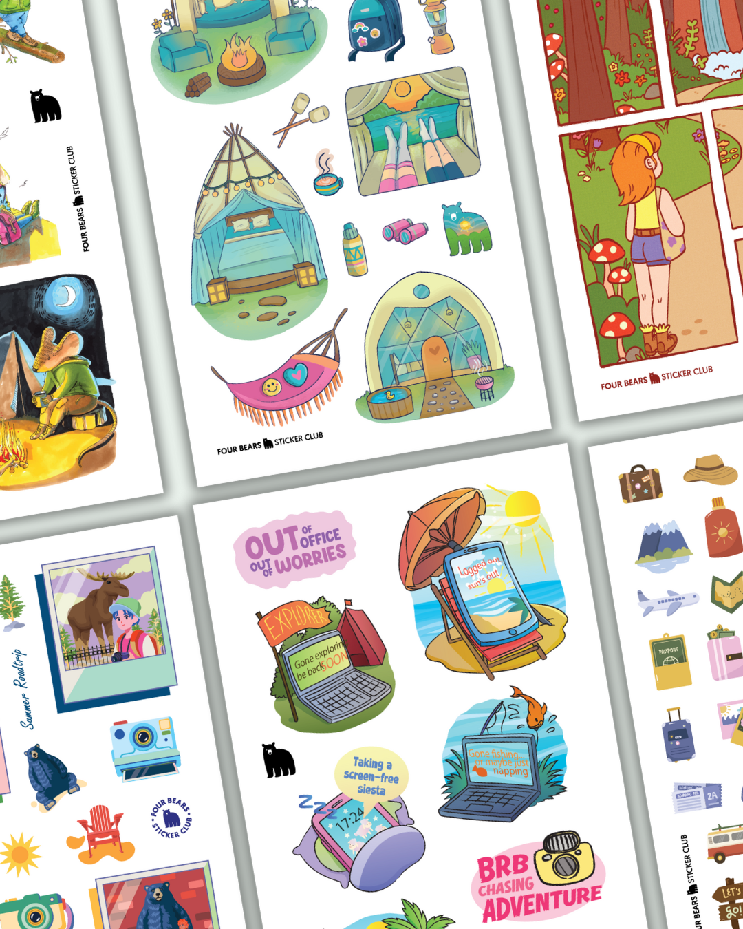 Club d'autocollants pour grands enfants de mai 2025