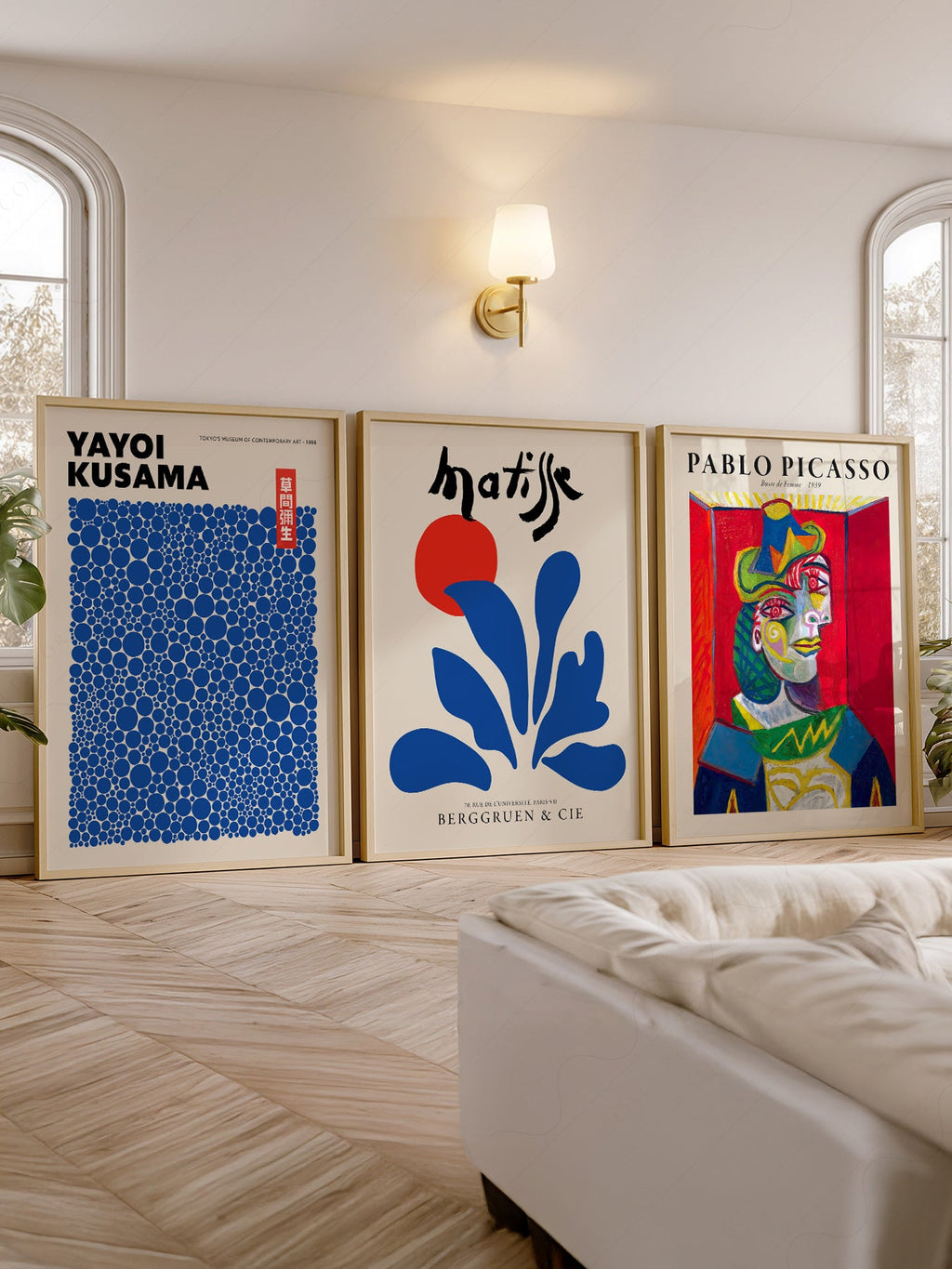 Picasso Kusama Matisse Gallery Wall Set – Modern Art Print Collection