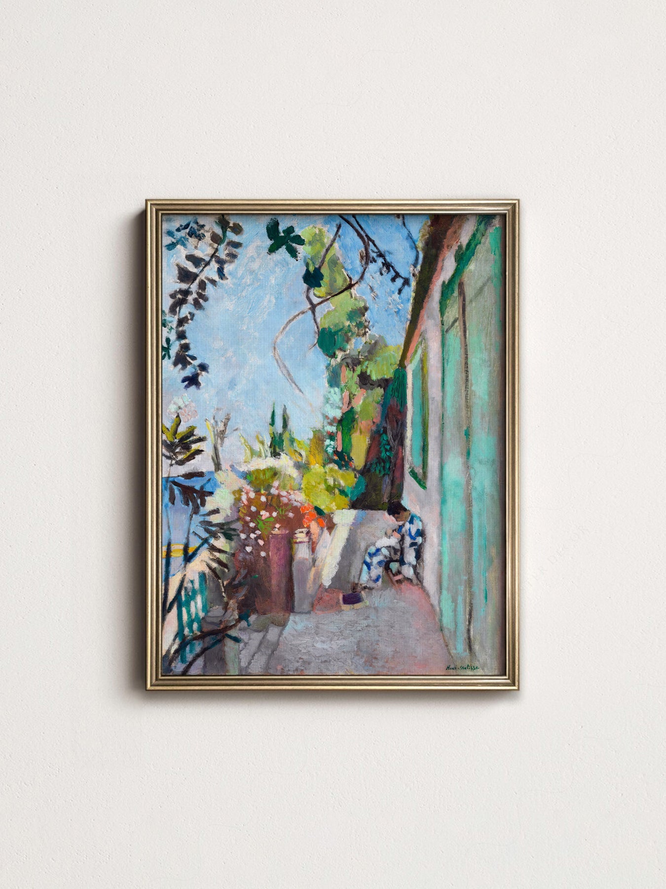 Henri Matisse The Terrace Art Print – Museum Garden Wall Poster