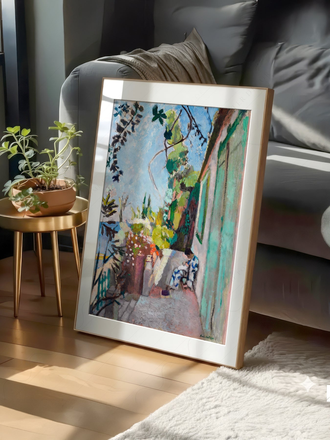 Henri Matisse The Terrace Art Print – Museum Garden Wall Poster