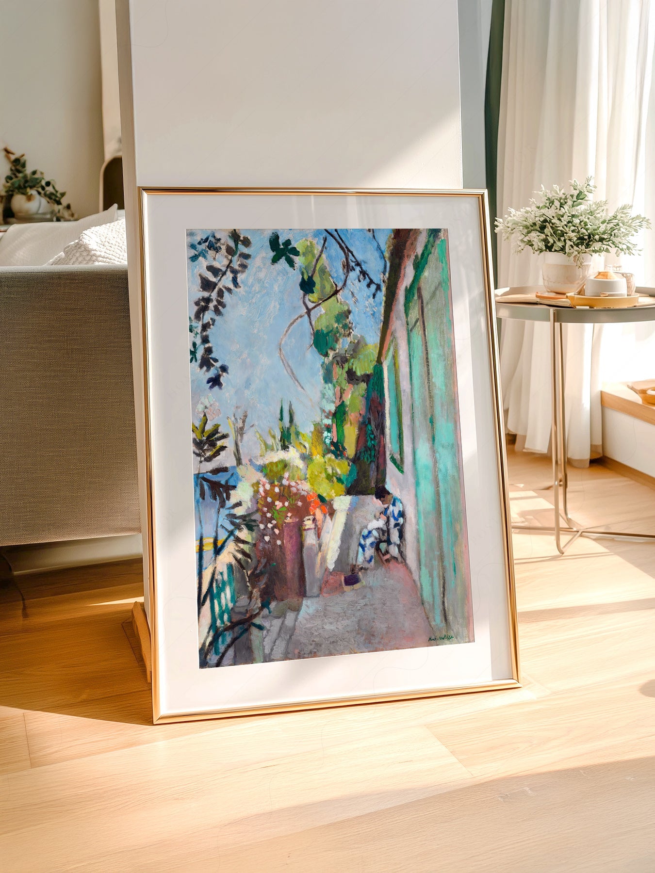Henri Matisse The Terrace Art Print – Museum Garden Wall Poster