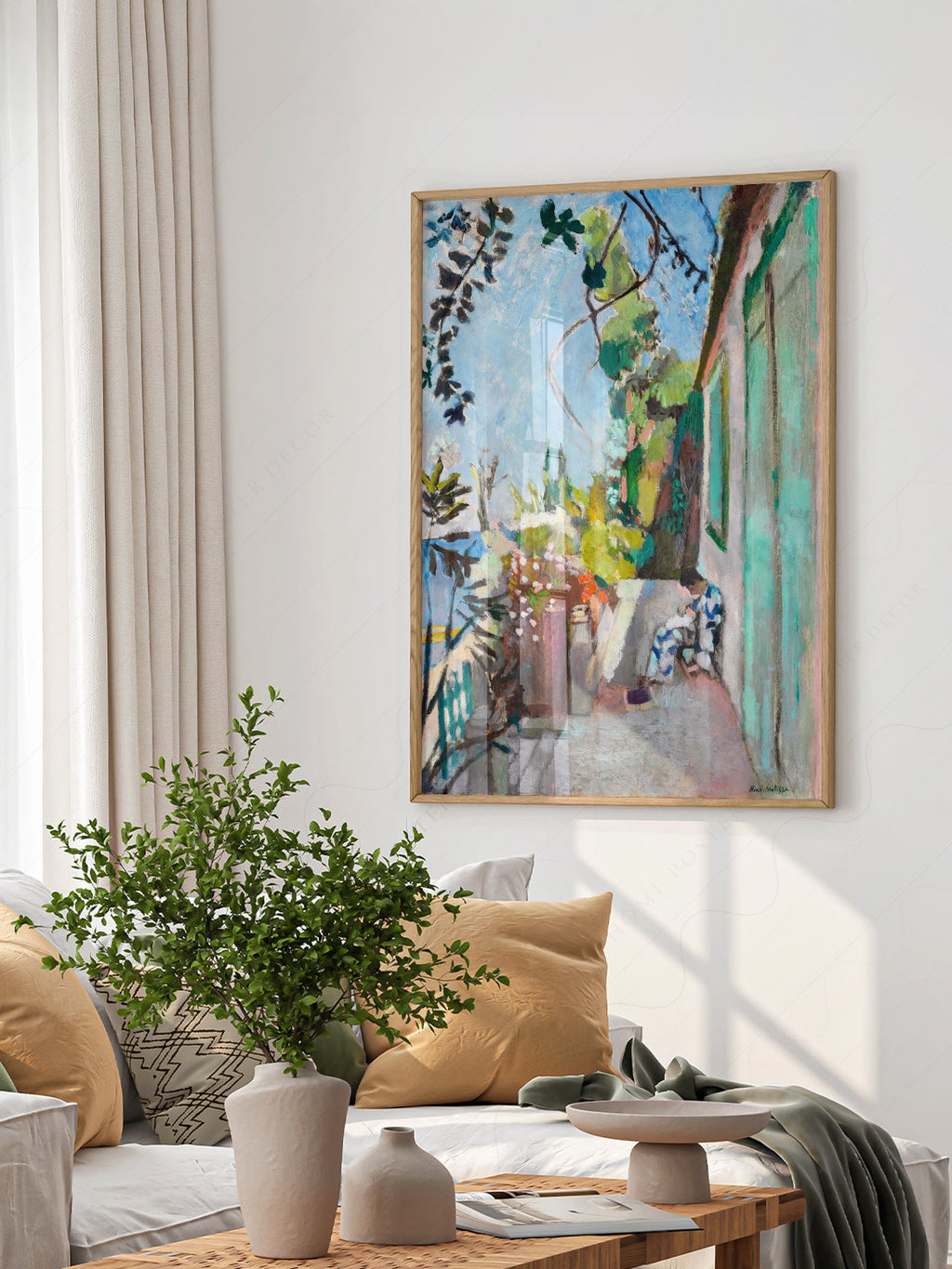 Henri Matisse The Terrace Art Print – Museum Garden Wall Poster