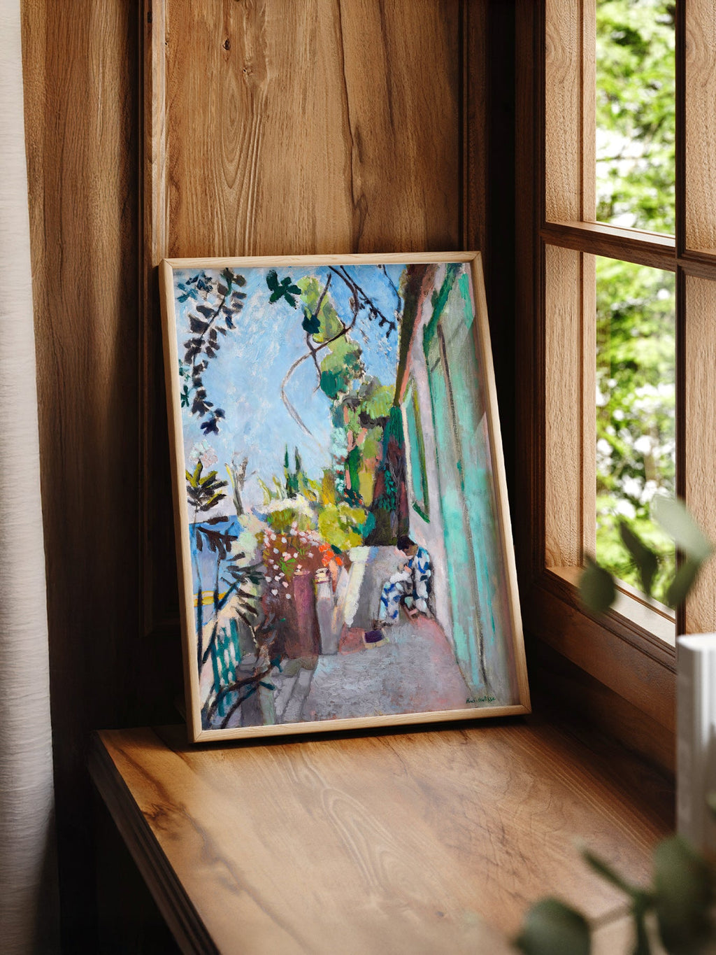 Henri Matisse The Terrace Art Print – Museum Garden Wall Poster