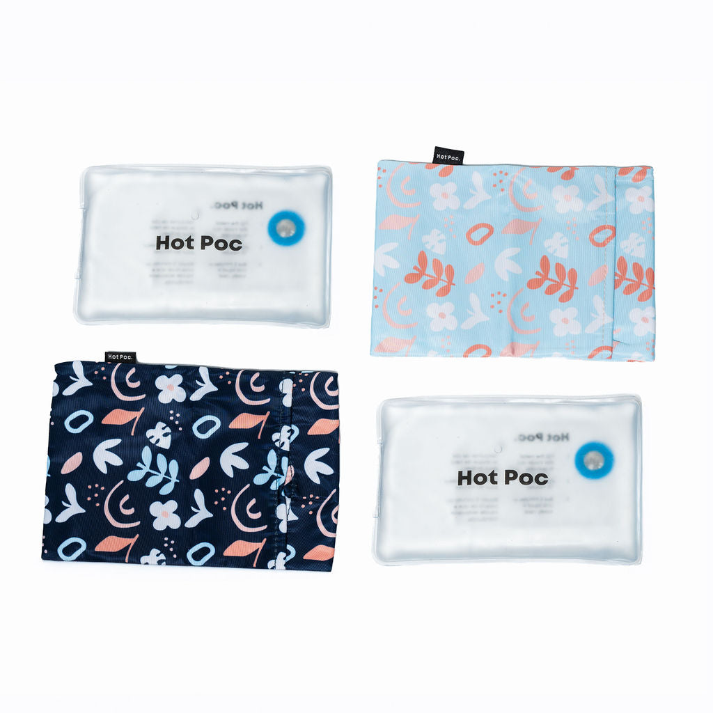 Sac chauffant réutilisable et écologique Hot Poc medic (paquet de 2) – Thérapie thermique naturelle pour les crampes et le soulagement menstruel