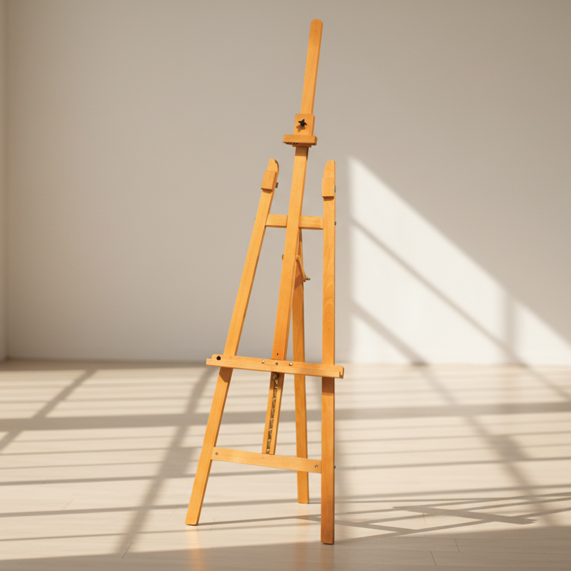 60" A-Frame Beechwood Easel - Adjustable Incline