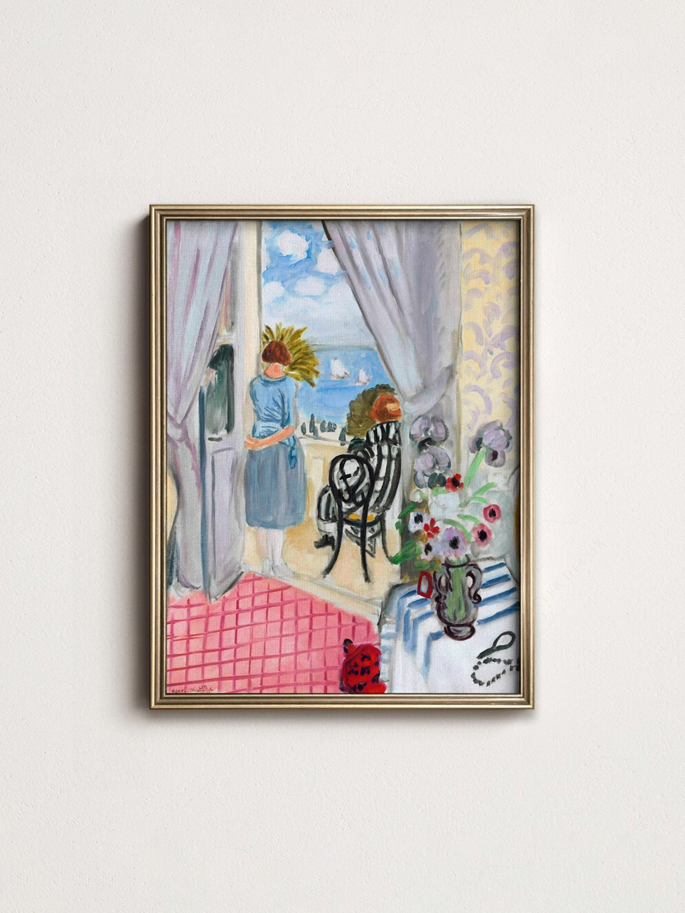 Henri Matisse Les Regates de Nice Art Print – French Riviera Poster