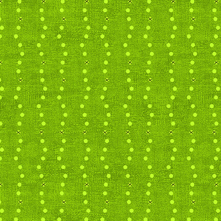 Stof - Fondamentalement - 4512-829 - Lignes pointillées vertes