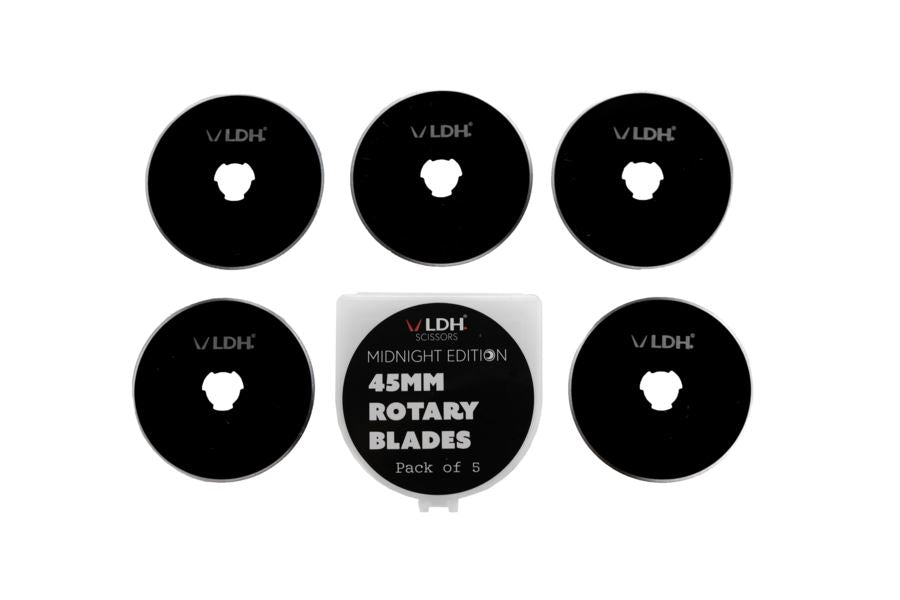 45mm Midnight Edition Rotary Cutter Blades - Pack of 5