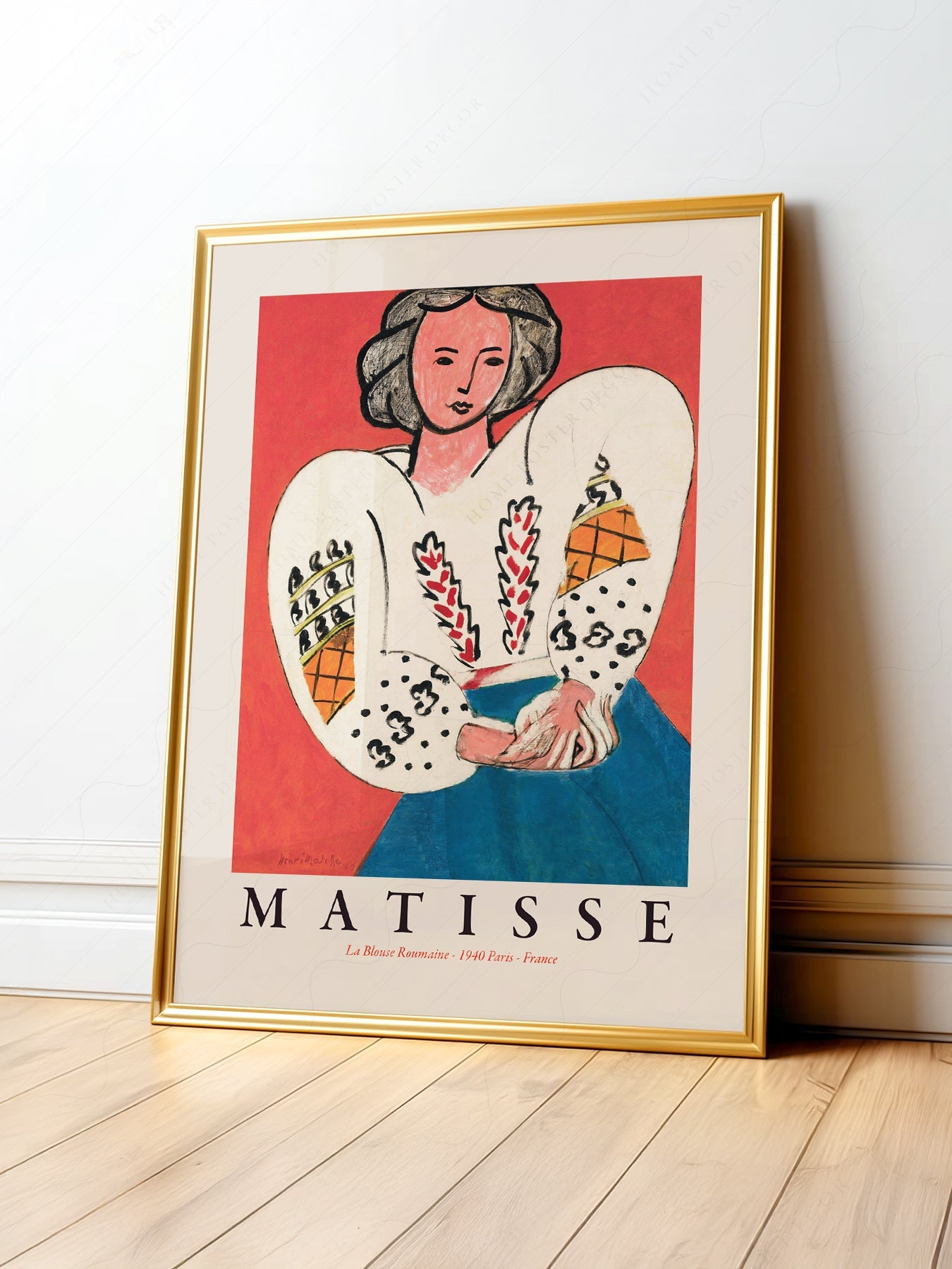 Henri Matisse La Blouse Roumaine Art Print – Colorful Modern Poster