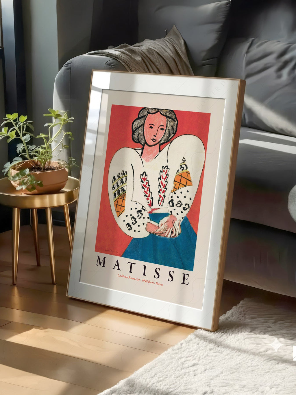Henri Matisse La Blouse Roumaine Art Print – Colorful Modern Poster