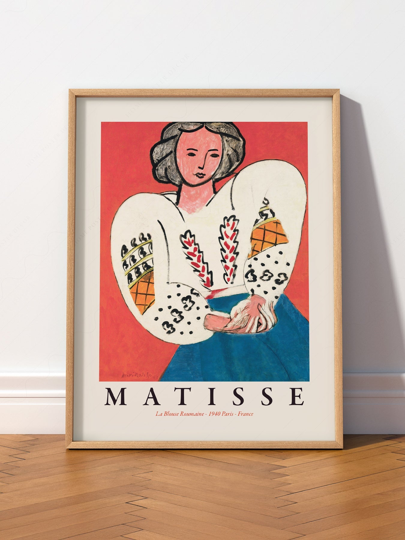 Henri Matisse La Blouse Roumaine Art Print – Colorful Modern Poster
