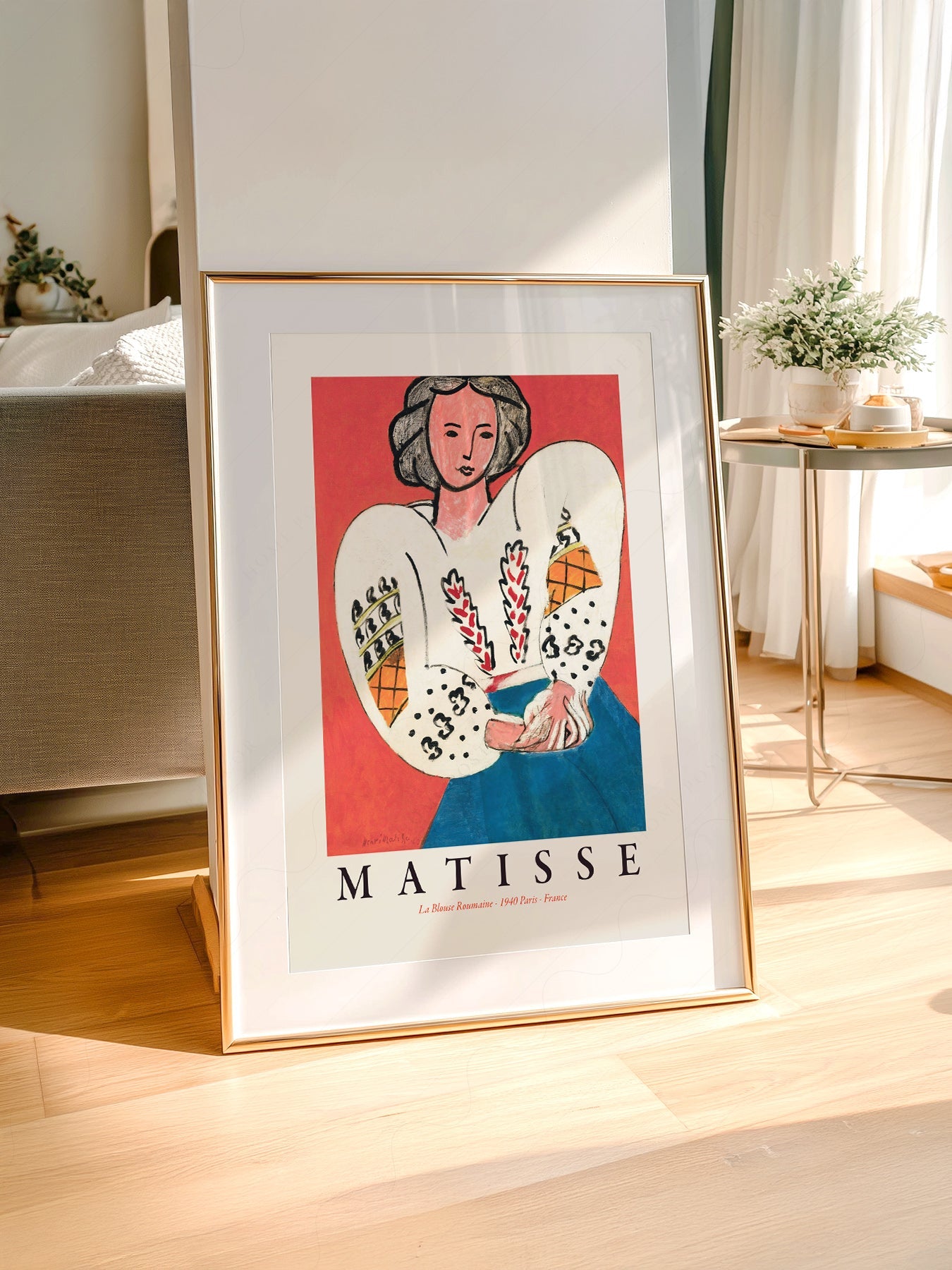 Henri Matisse La Blouse Roumaine Art Print – Colorful Modern Poster