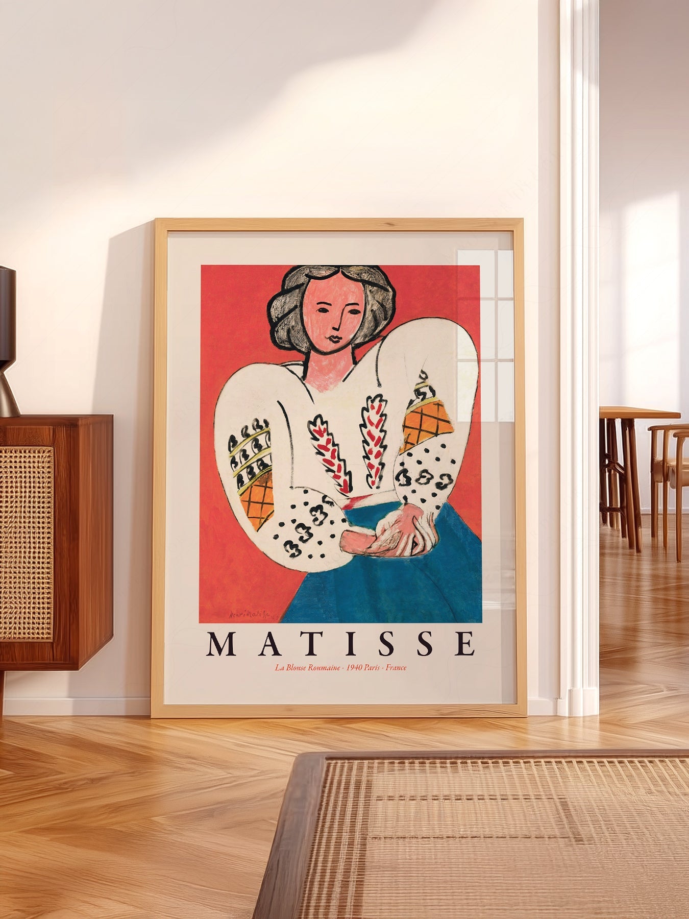 Henri Matisse La Blouse Roumaine Art Print – Colorful Modern Poster