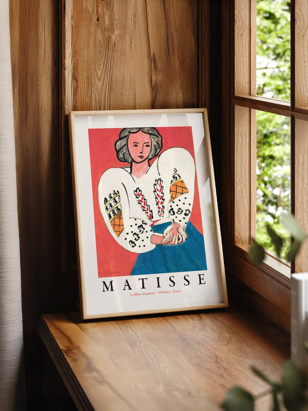 Henri Matisse La Blouse Roumaine Art Print – Colorful Modern Poster