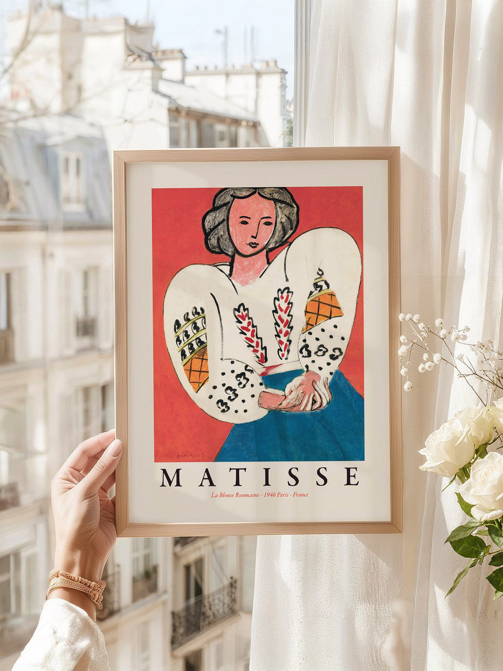Henri Matisse La Blouse Roumaine Art Print – Colorful Modern Poster