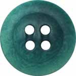 Elan ; Bouton 4 trous, vert, 23 mm