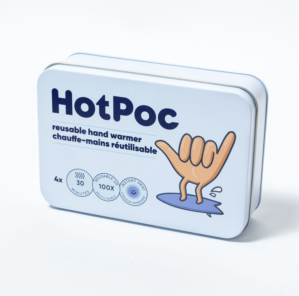 Chaufferettes pour les mains réutilisables et écologiques Hot Poc (paquet de 4)